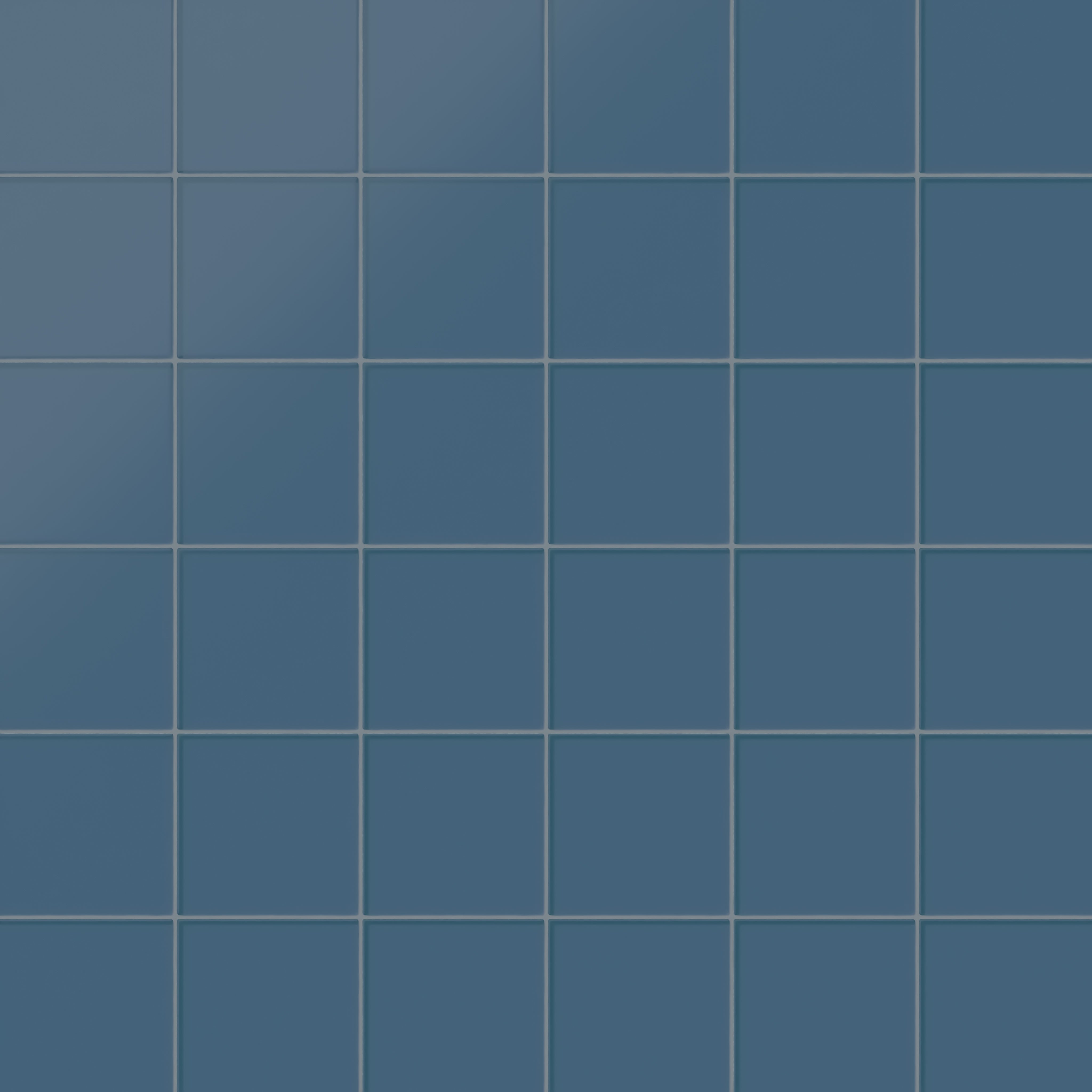 6x6 Glass Tile in Blue Jay Matte