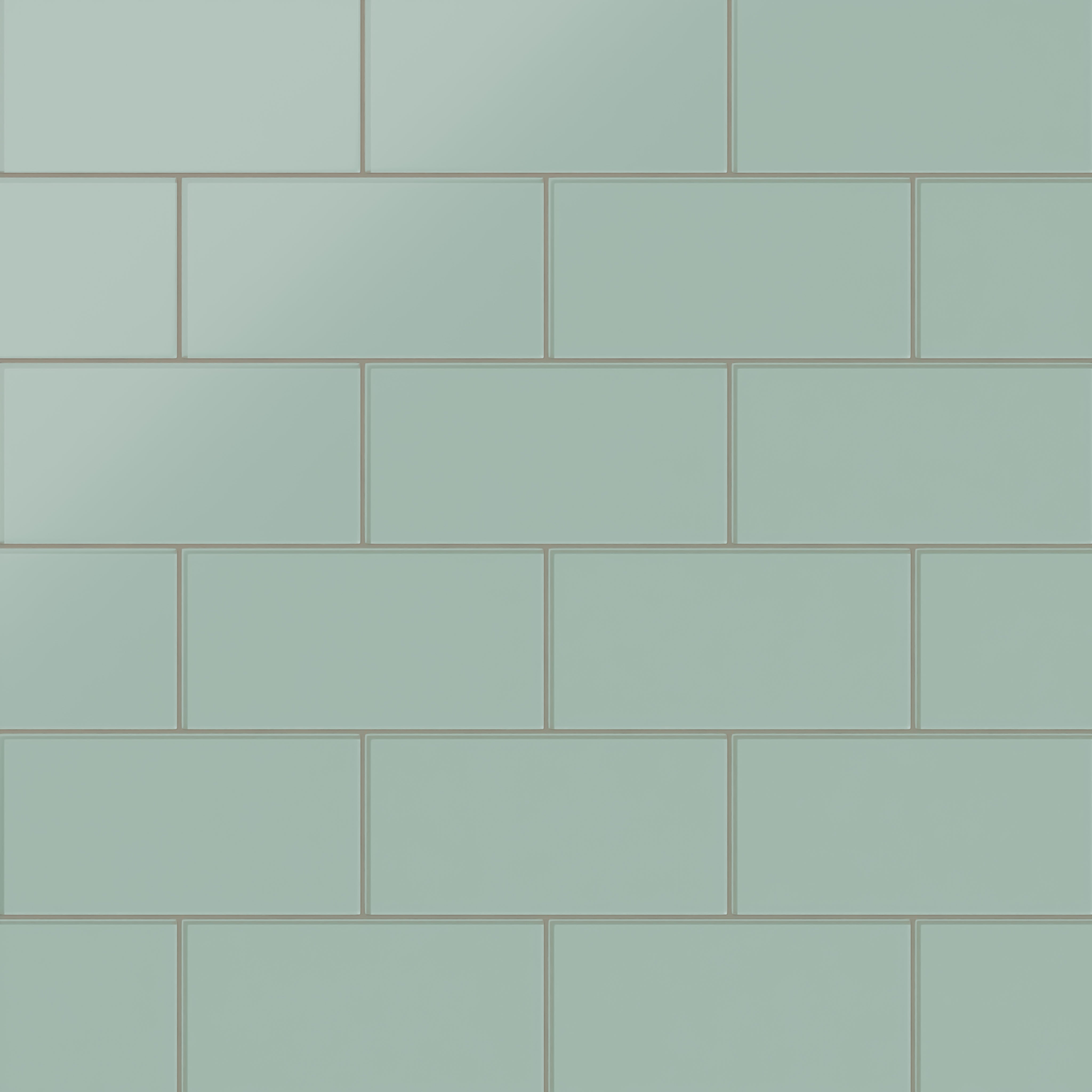 6x12 Glass Tile in Kingfisher Matte