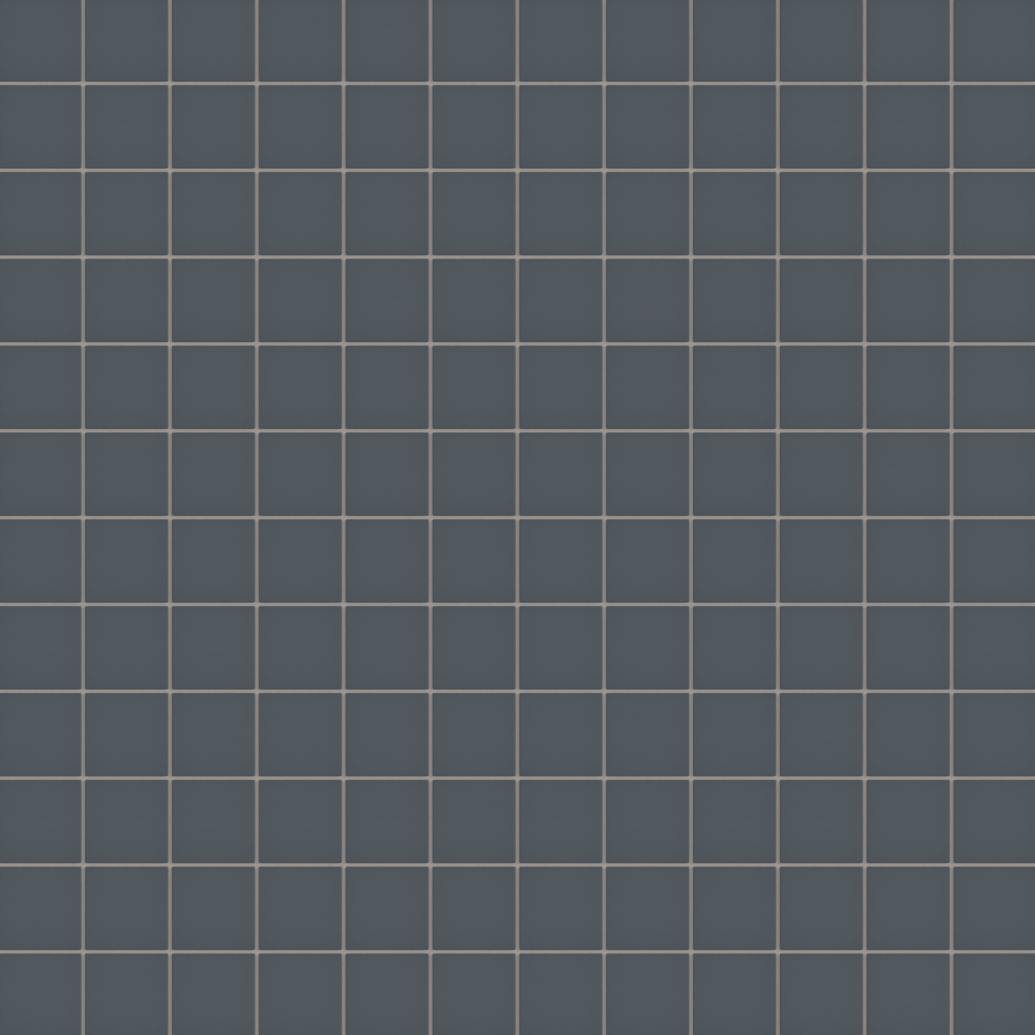 3x3 Straight Set Sheeted Natural Press Ceramic Mosaic Tile in Indigo Matte