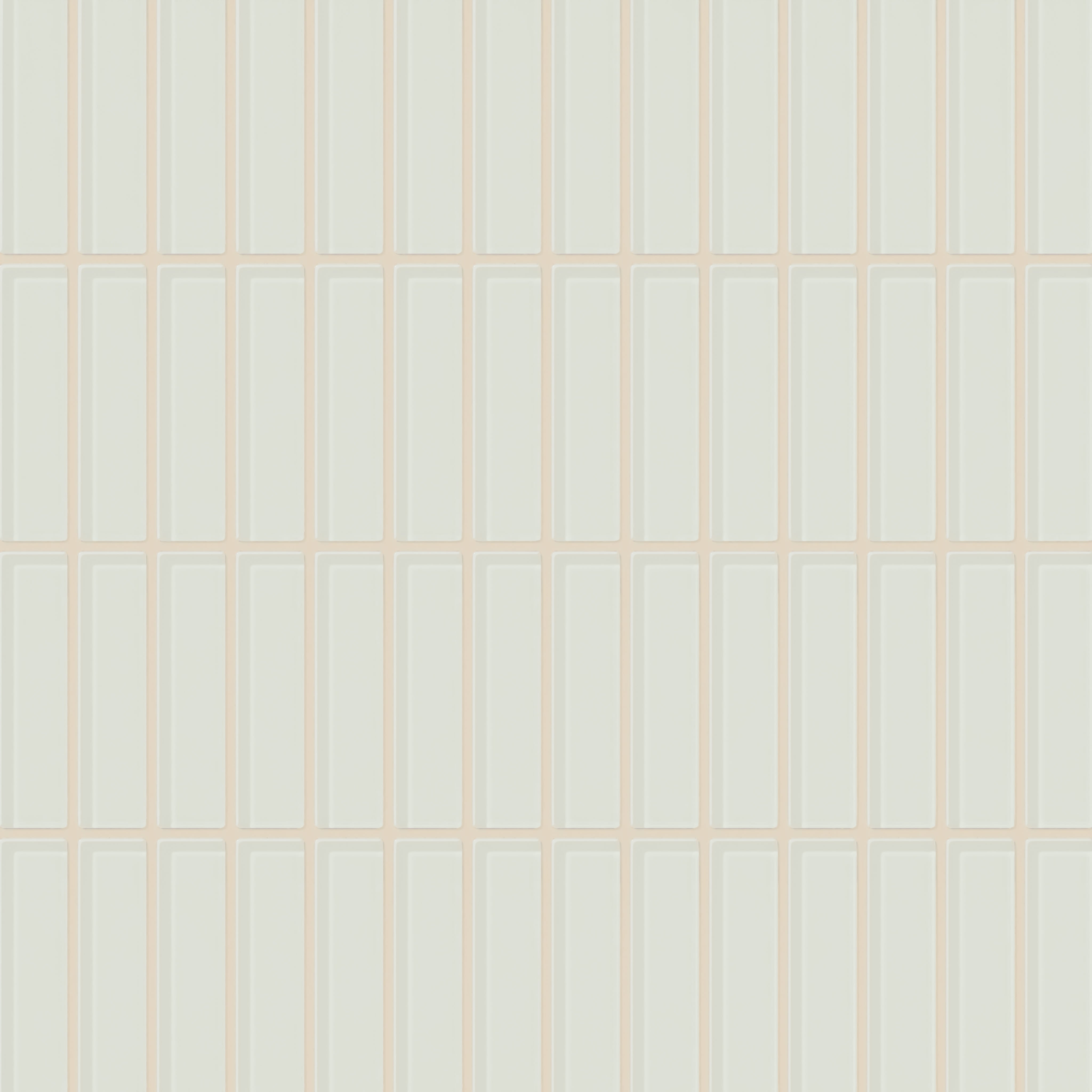 1x4 Straight Set Sheeted Glass Mosaic Tile in Flycatcher Gloss