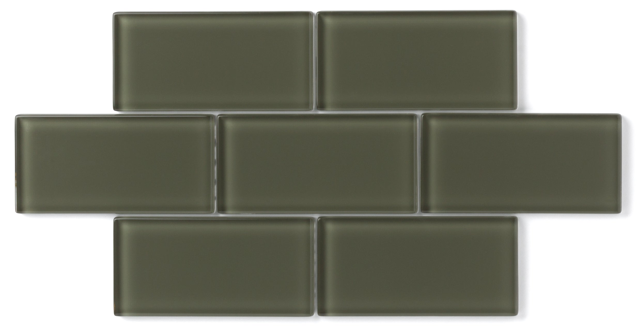 1x4 Herringbone Sheeted Glass Mosaic Tile in Roadrunner Gloss