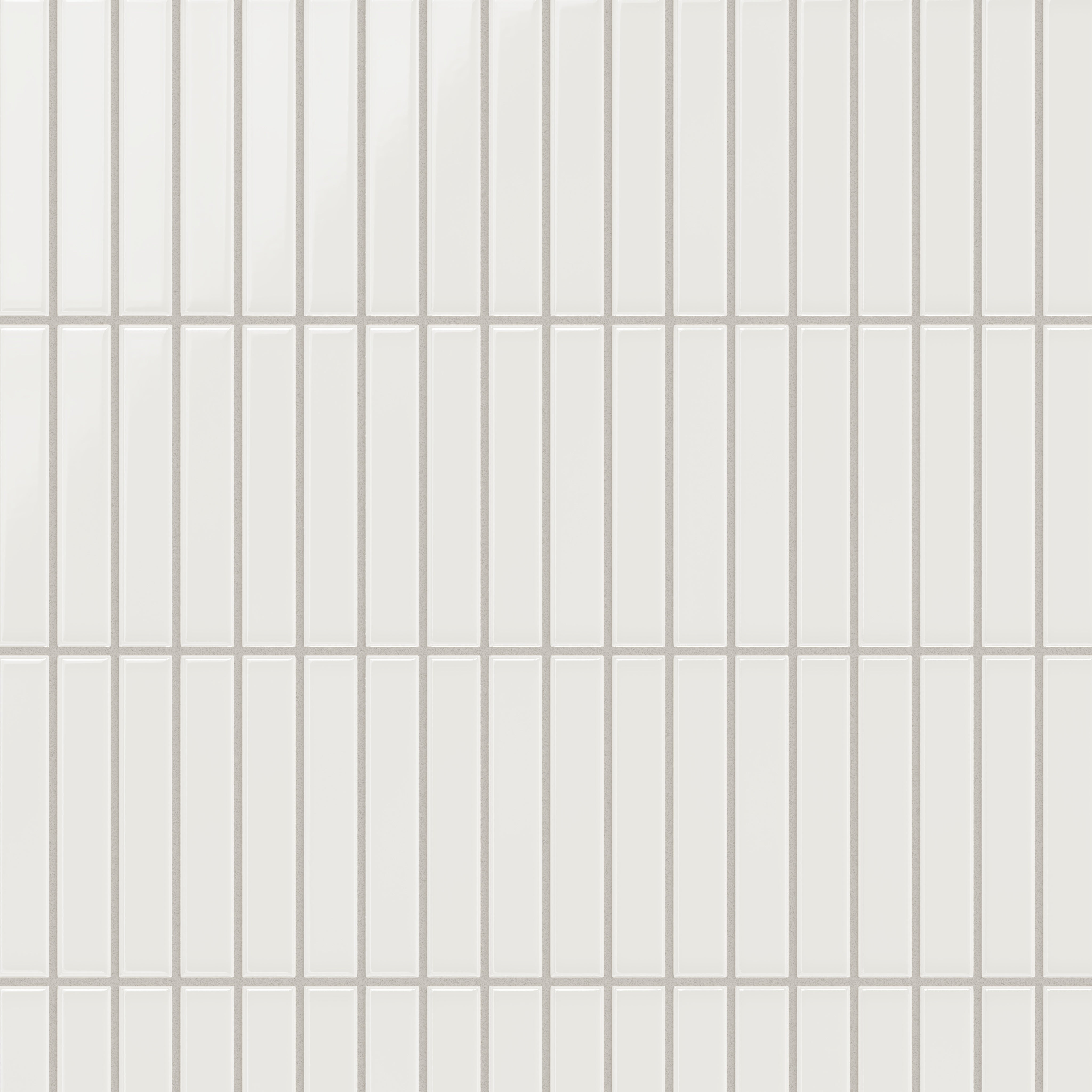 1x6 Straight Set Sheeted Original Ceramic Mosaic Tile in Feldspar Gloss