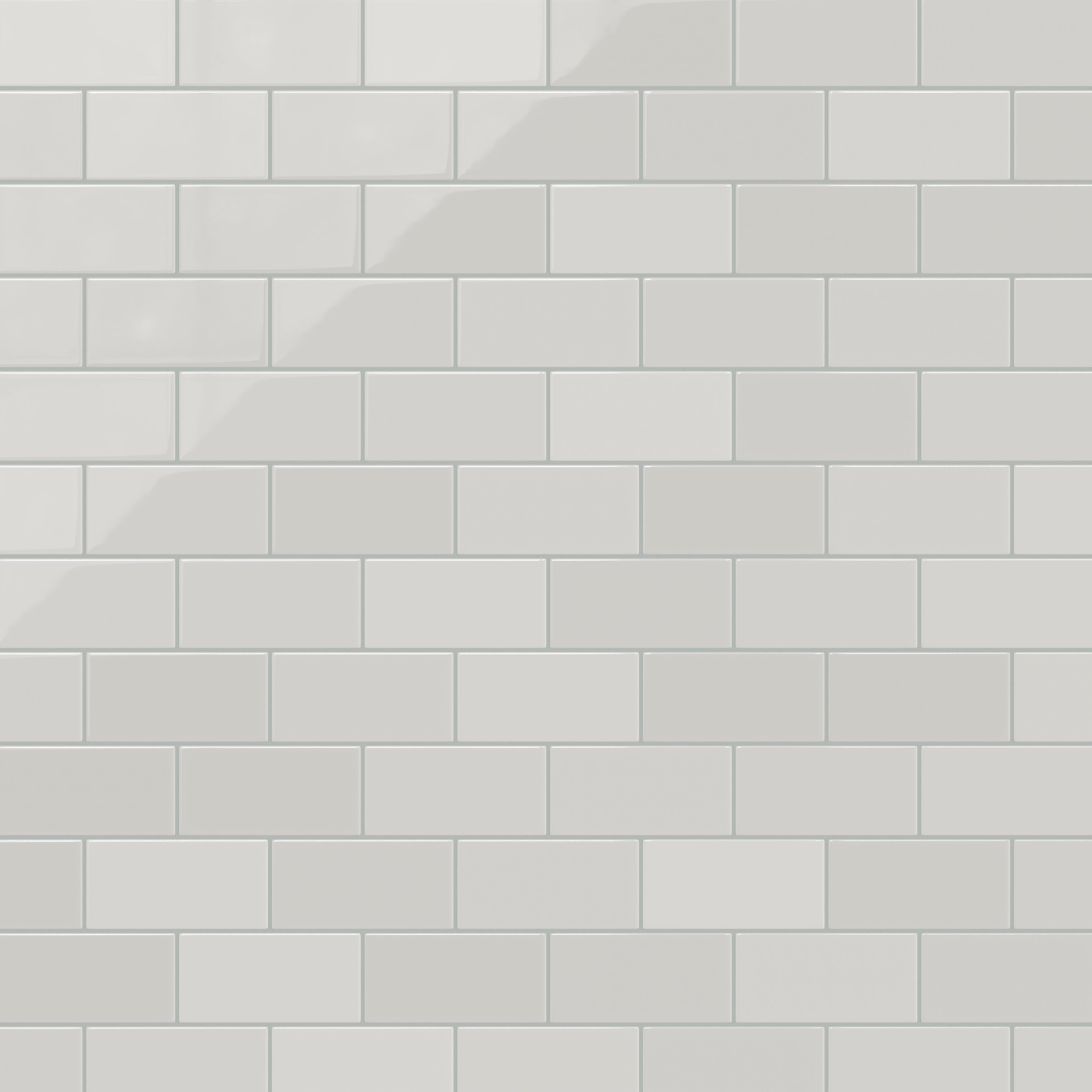 3x6 Natural Press Ceramic Tile in Cloud Cover Gloss