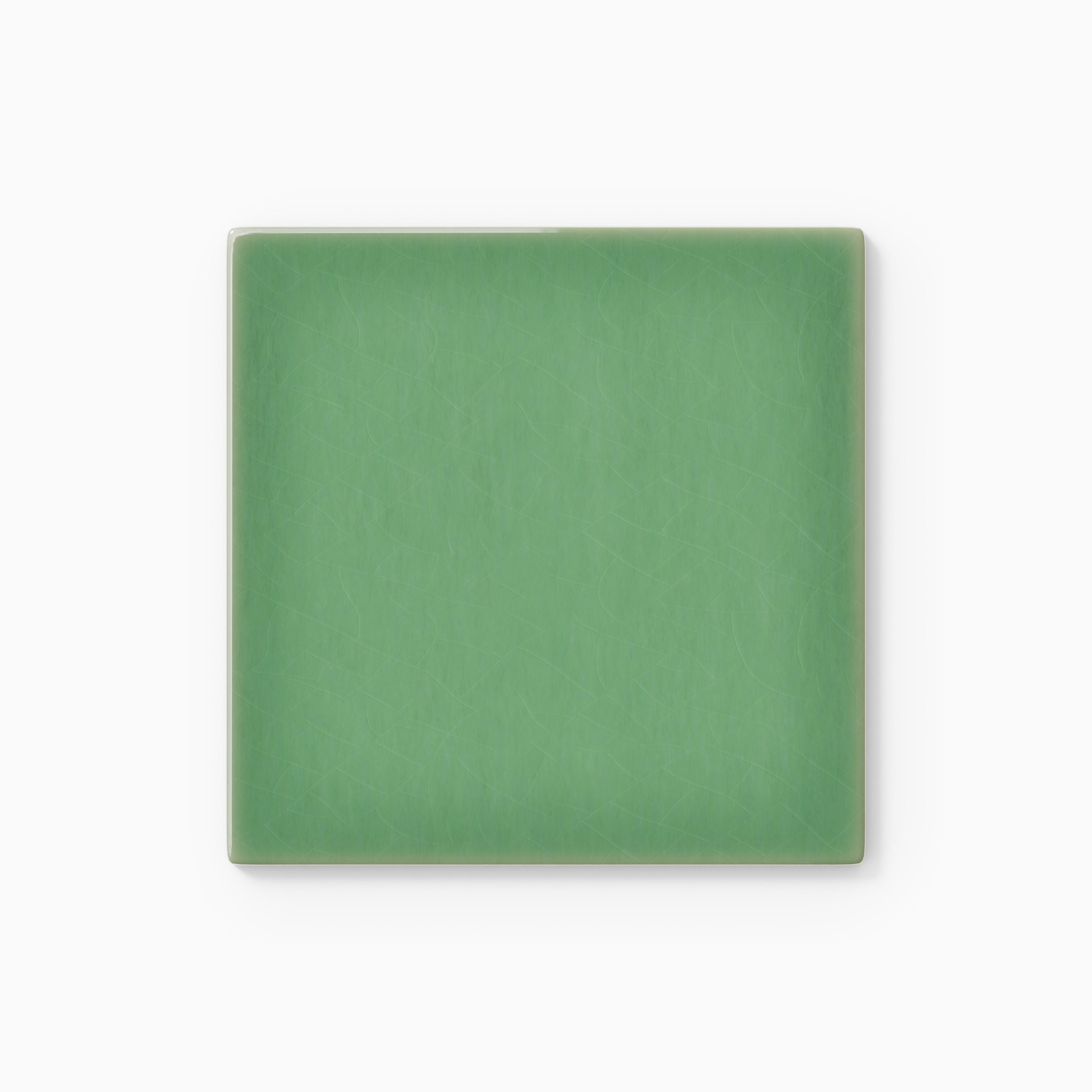 6x6 Original Ceramic Tile in Sea Green Gloss