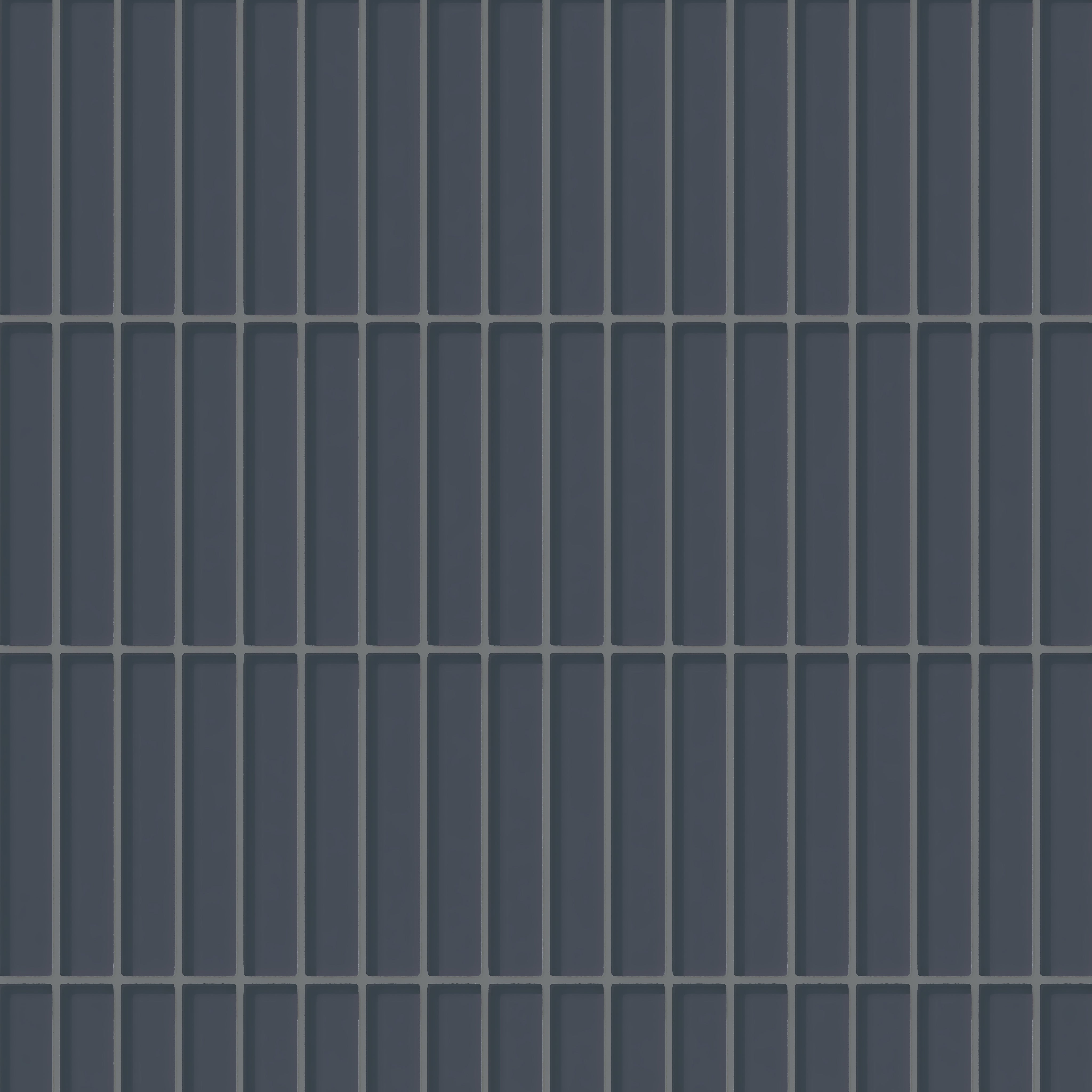 1x6 Straight Set Sheeted Glass Mosaic Tile in Junco Gloss