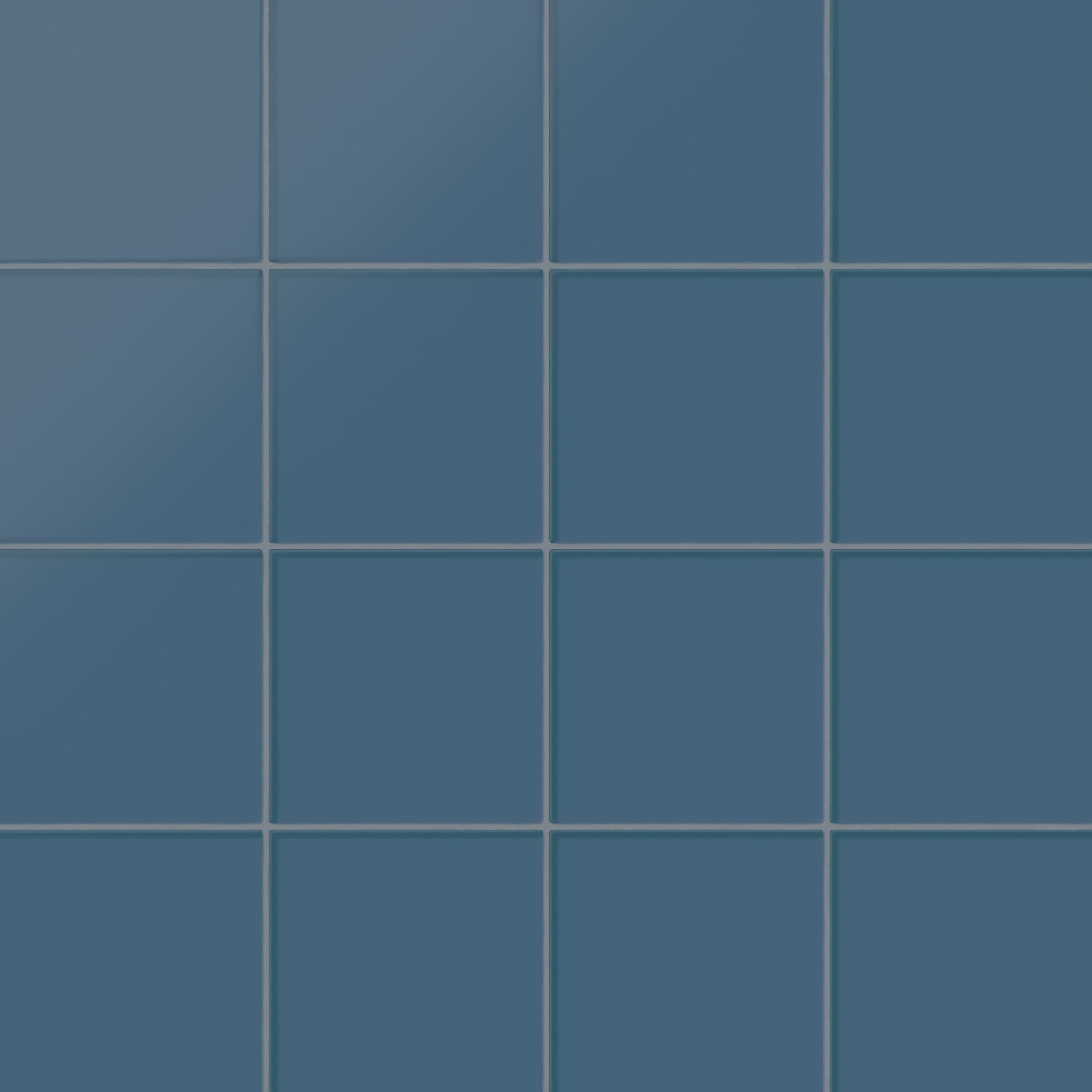 6x6 Glass Tile in Blue Jay Matte