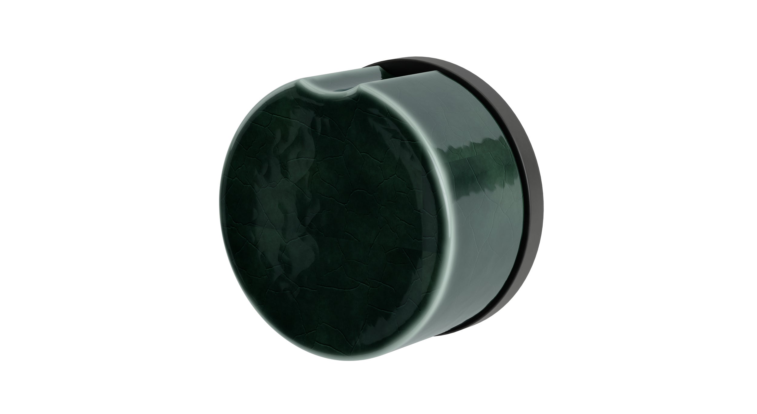 Foundry One Handle Wall Mount Diverter/Volume Control Shower Trim with Groove Ceramic Knob Handle in Oil Rubbed Bronze