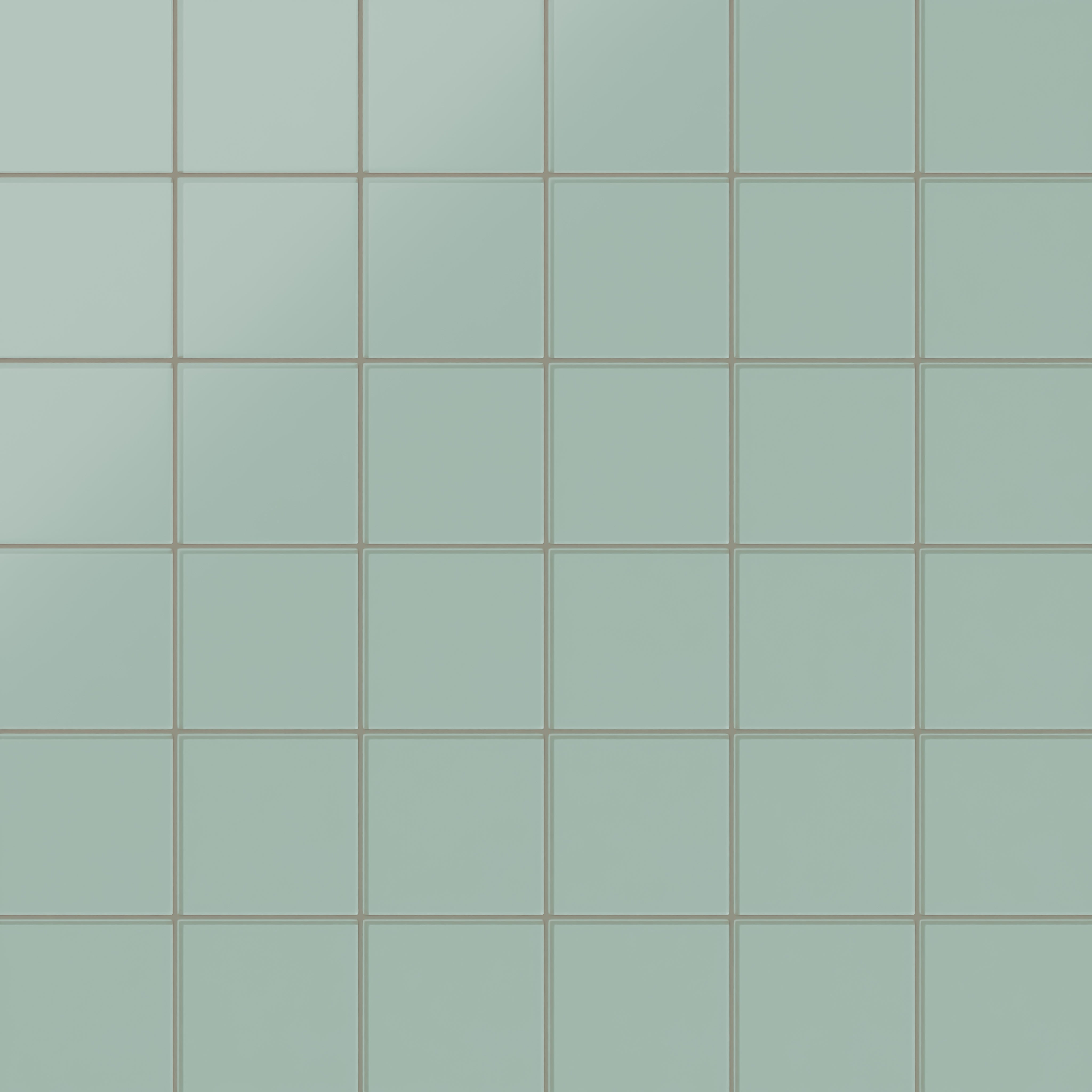 6x6 Glass Tile in Kingfisher Matte