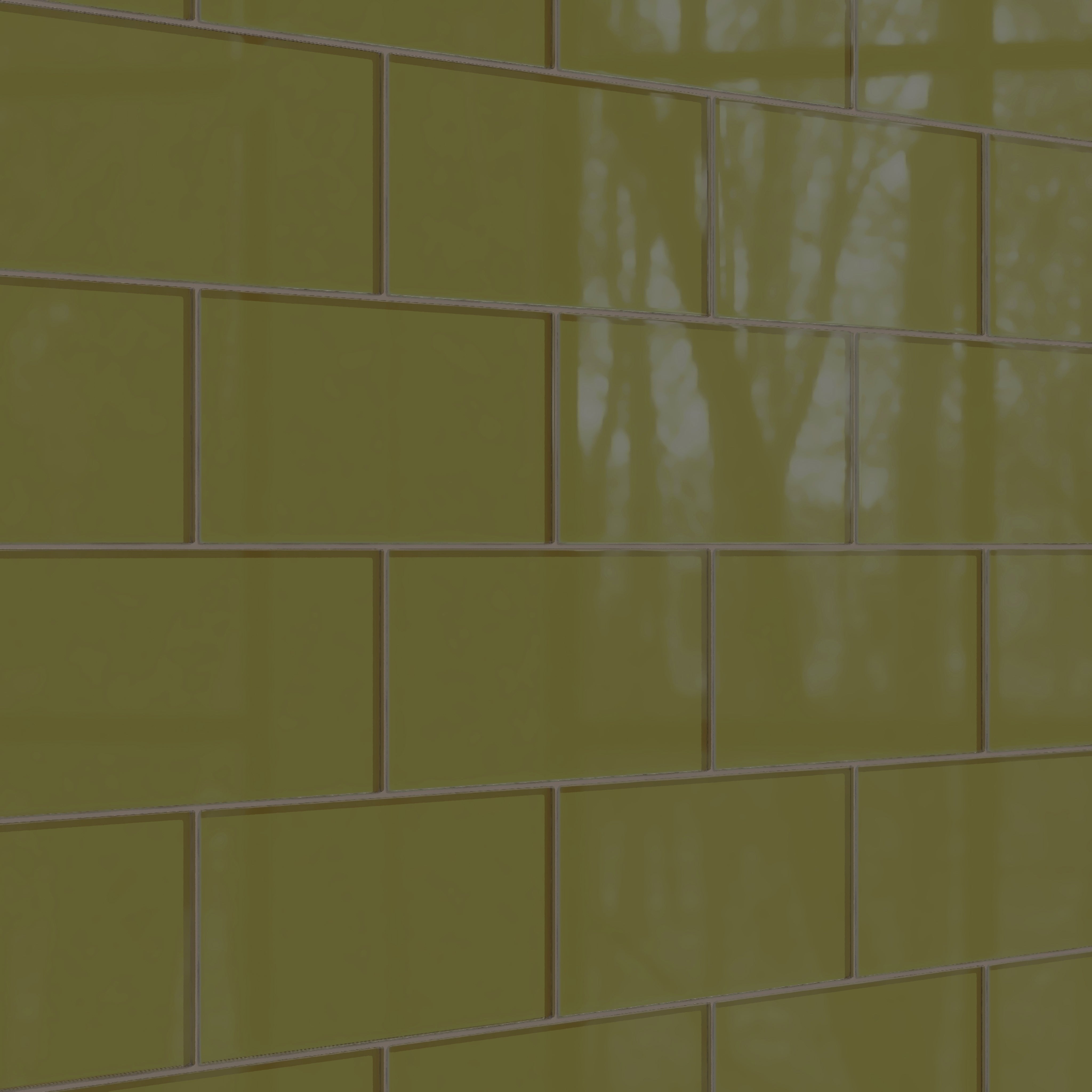 6x12 Glass Tile in Cormorant Gloss