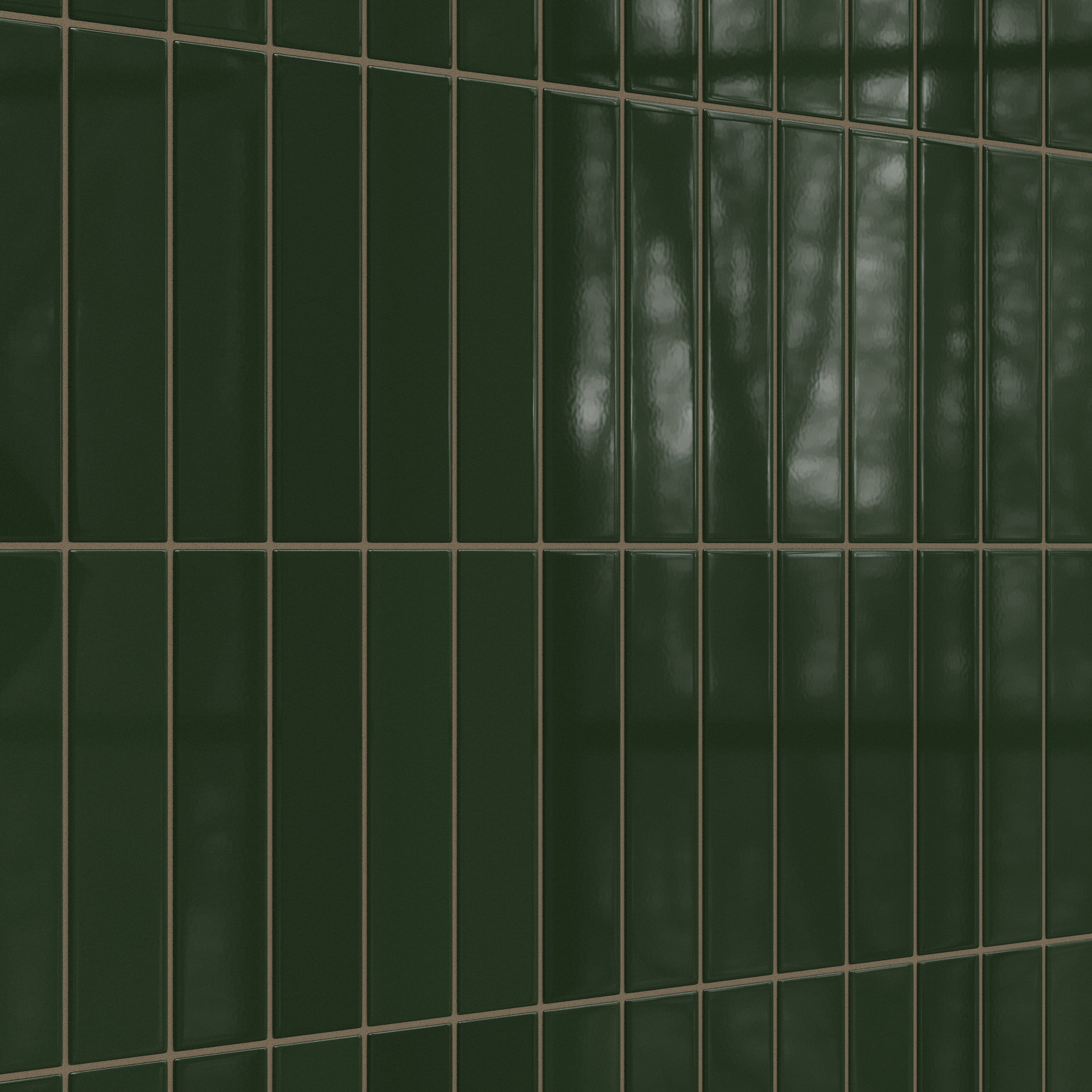 3x12 Original Ceramic Tile in Hunter Green Gloss