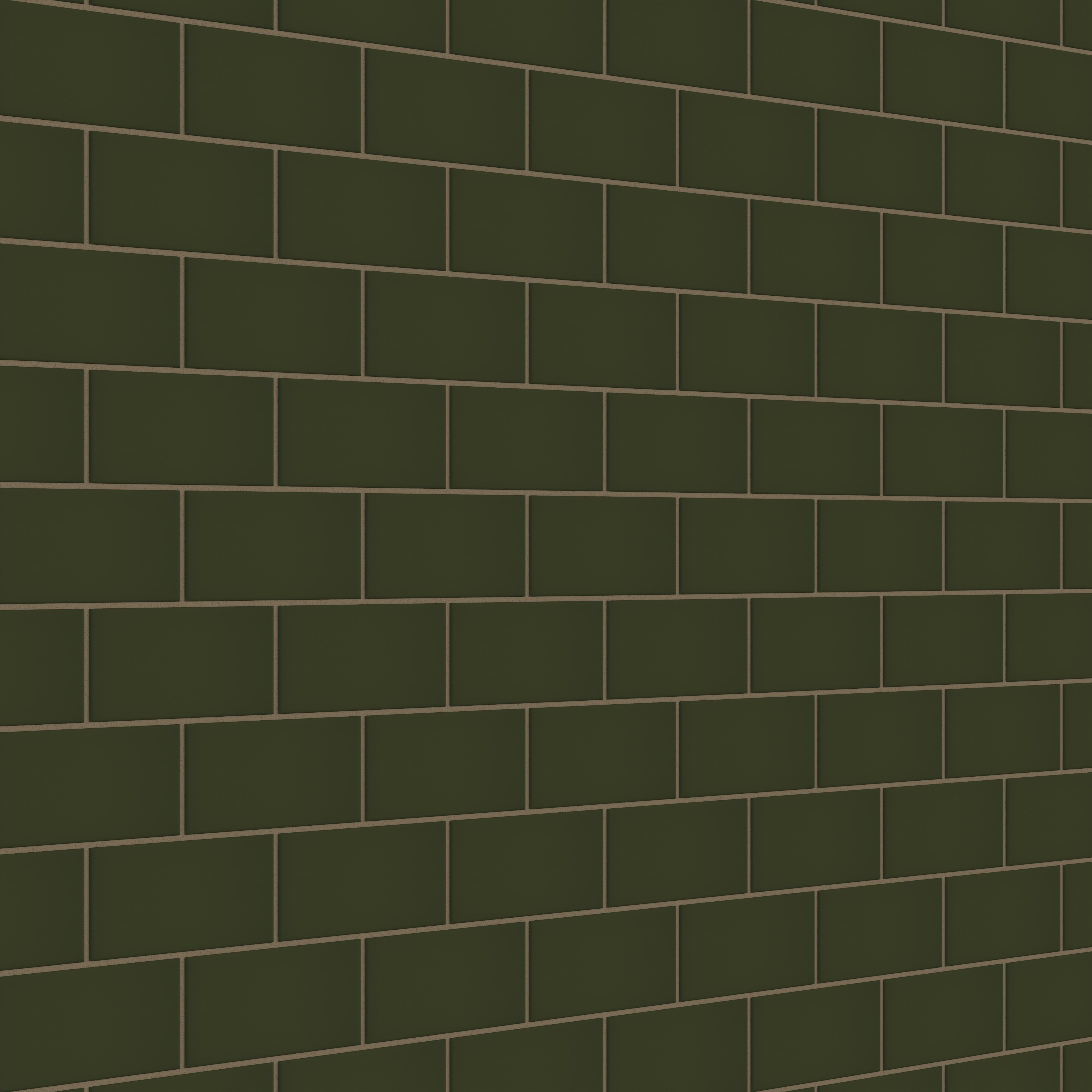 3x6 Natural Press Ceramic Tile in Green Apatite Matte