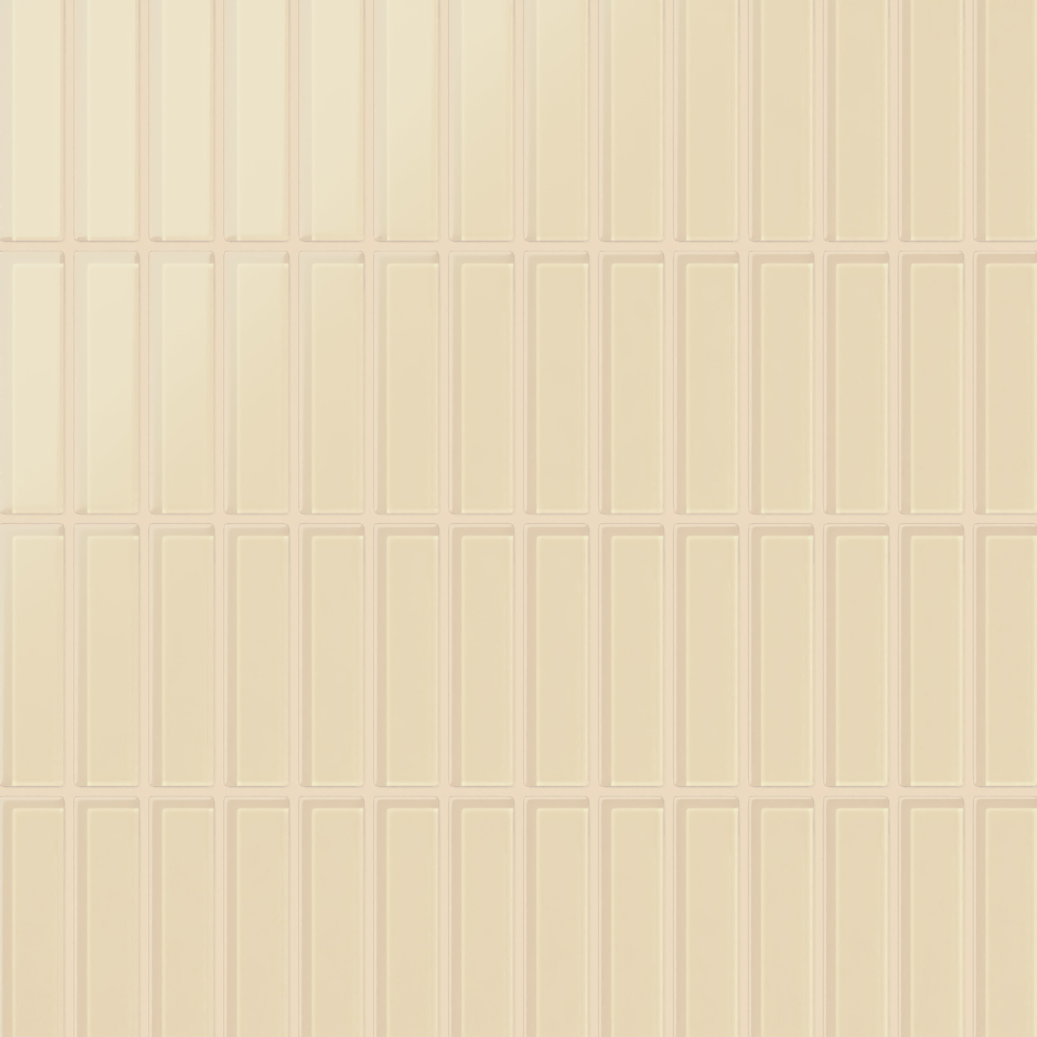1x4 Straight Set Sheeted Glass Mosaic Tile in Chickadee Matte