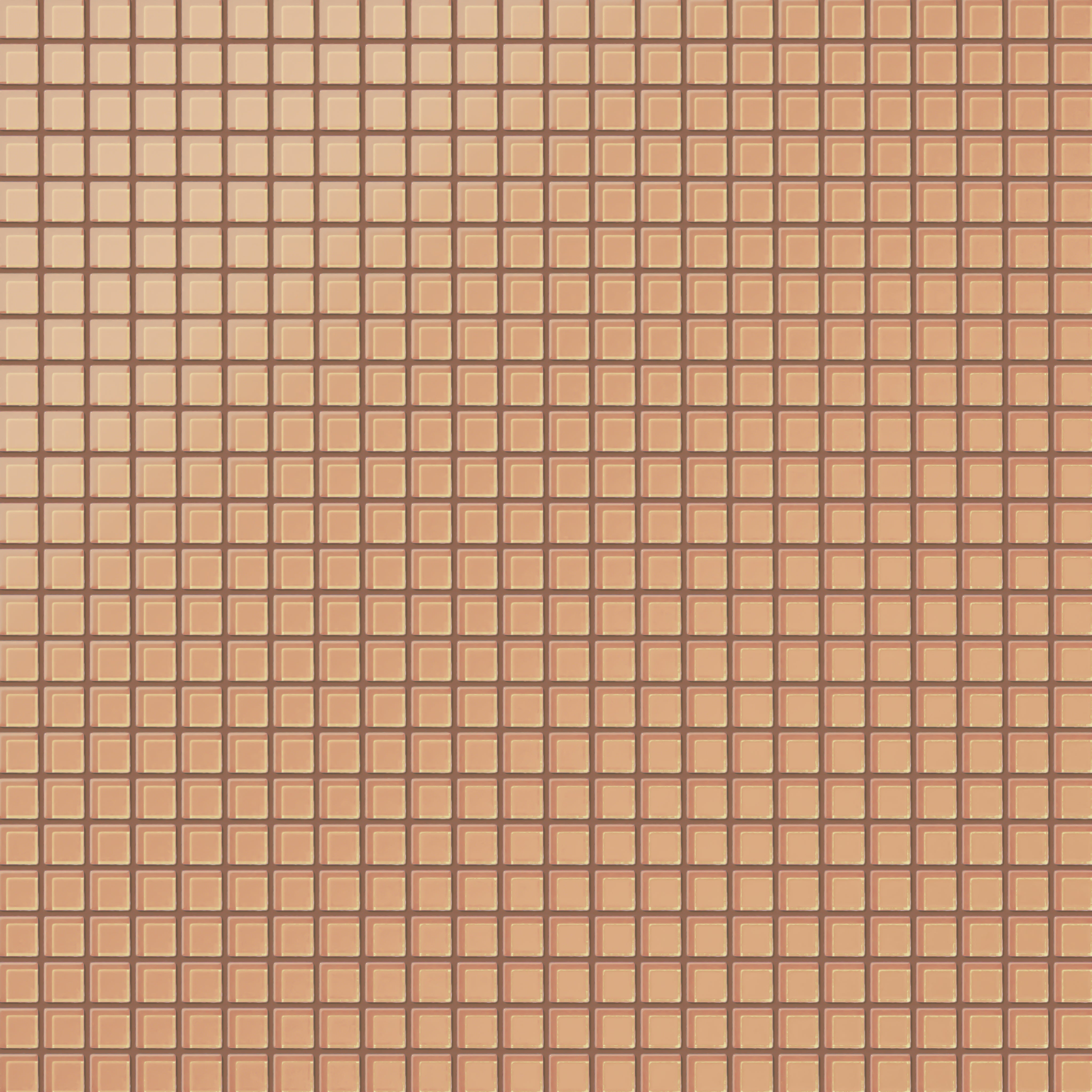 1x1 Straight Set Sheeted Glass Mosaic Tile in Carolina Wren Matte
