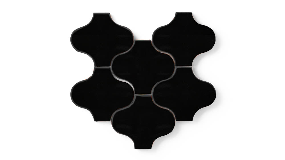 Paseo Original Ceramic Tile in Raven Gloss
