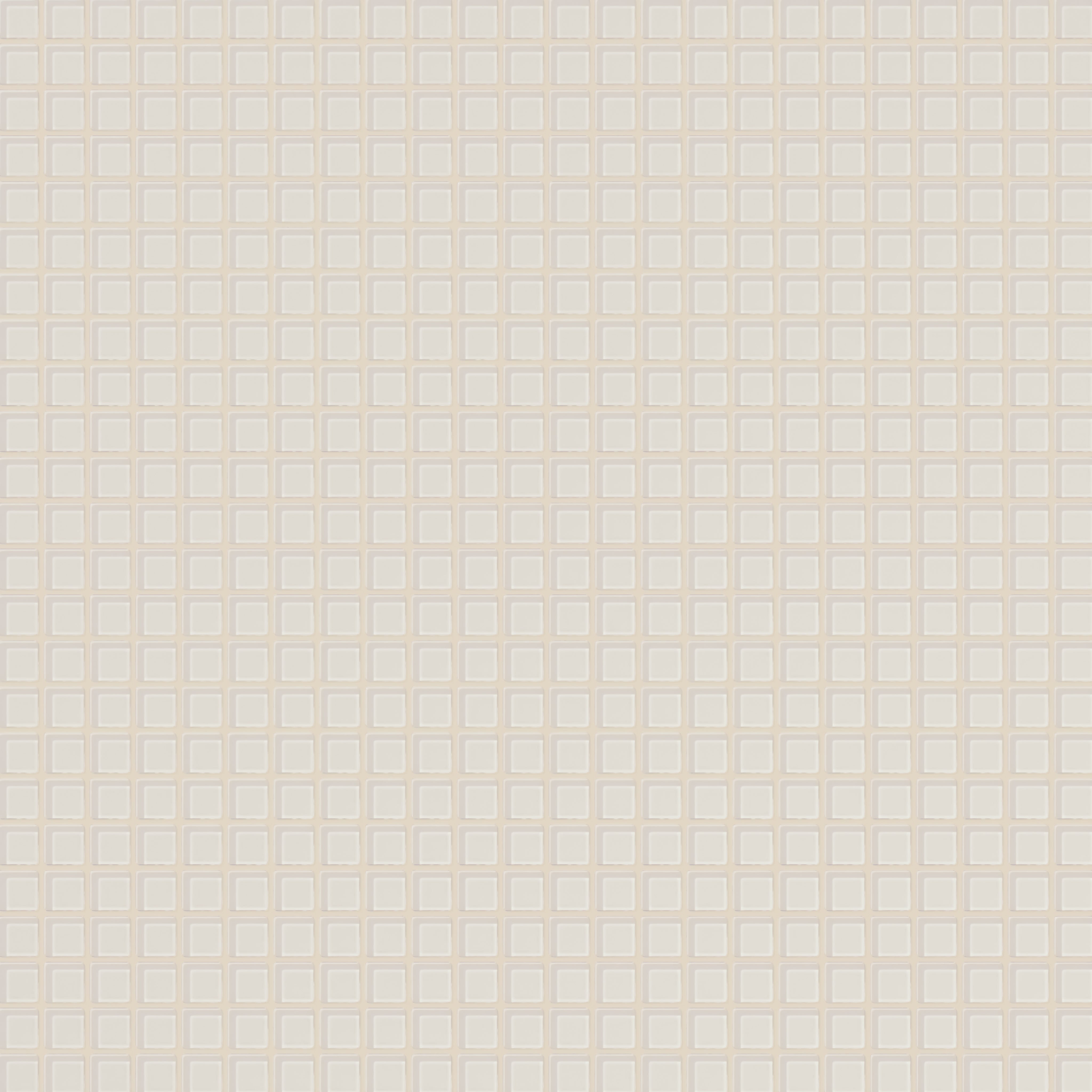 1x1 Straight Set Sheeted Glass Mosaic Tile in Dove Gloss