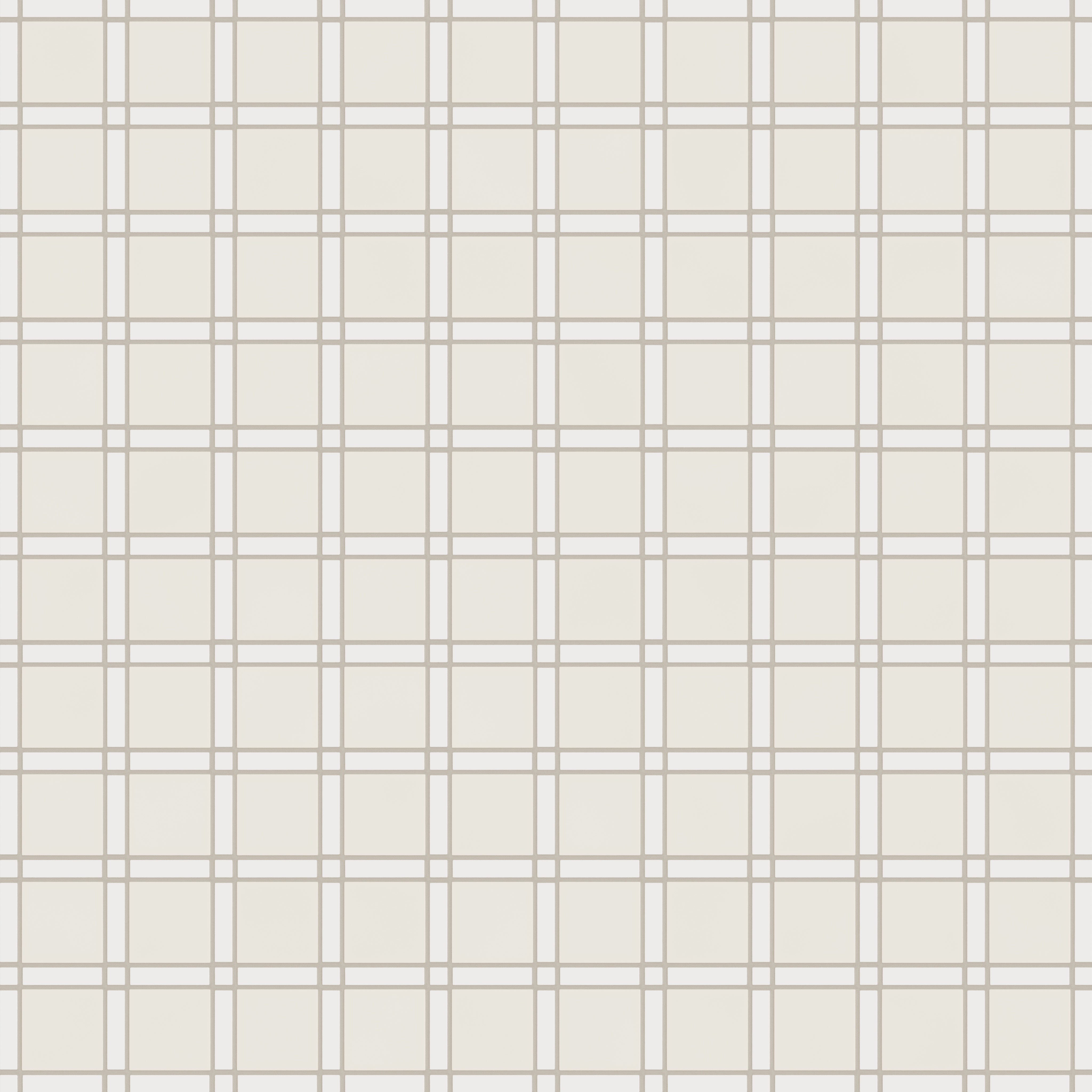 Lattice Sheeted Original Ceramic Tile in Calcite Matte & Feldspar Matte