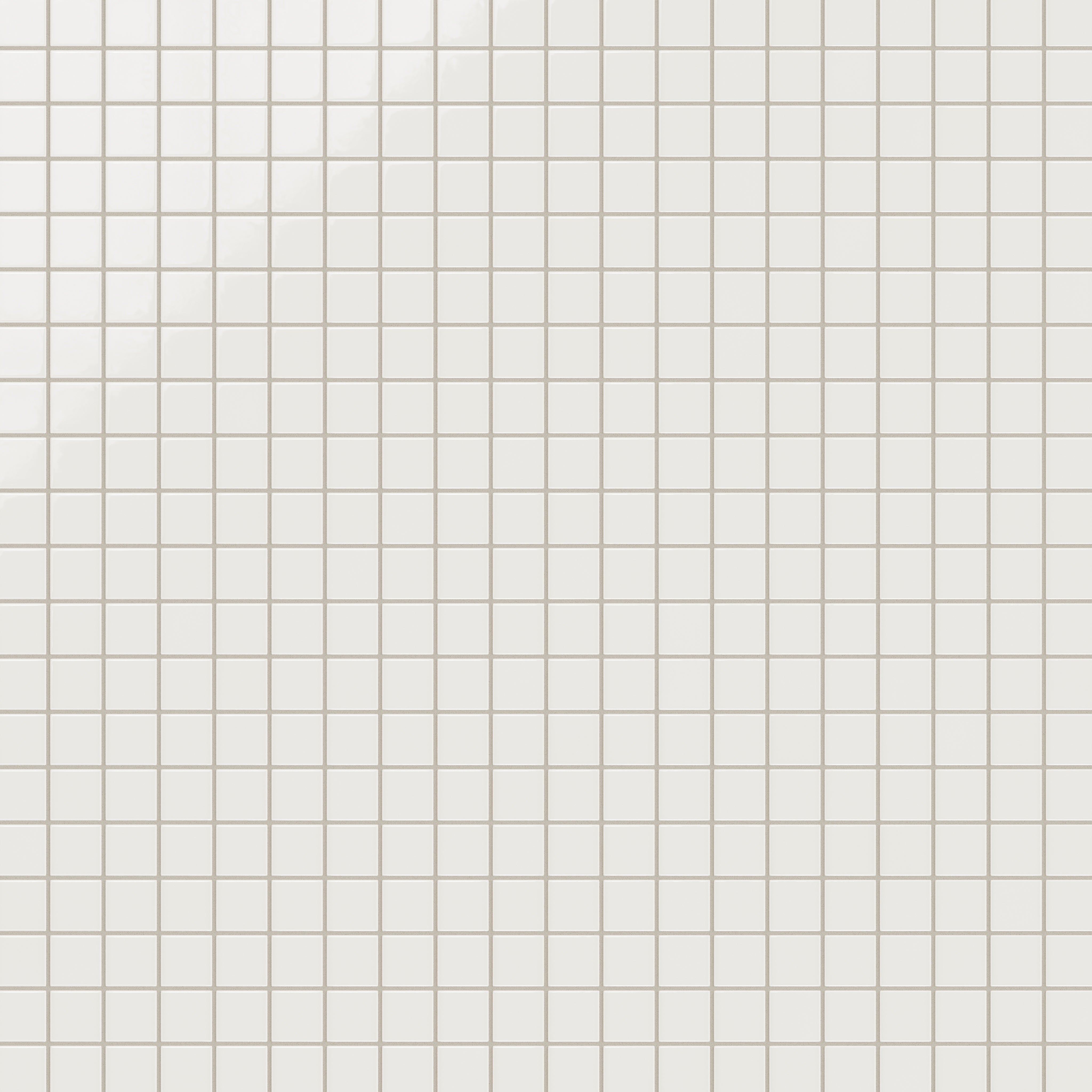 2x2 Straight Set Sheeted Original Ceramic Mosaic Tile in Feldspar Gloss