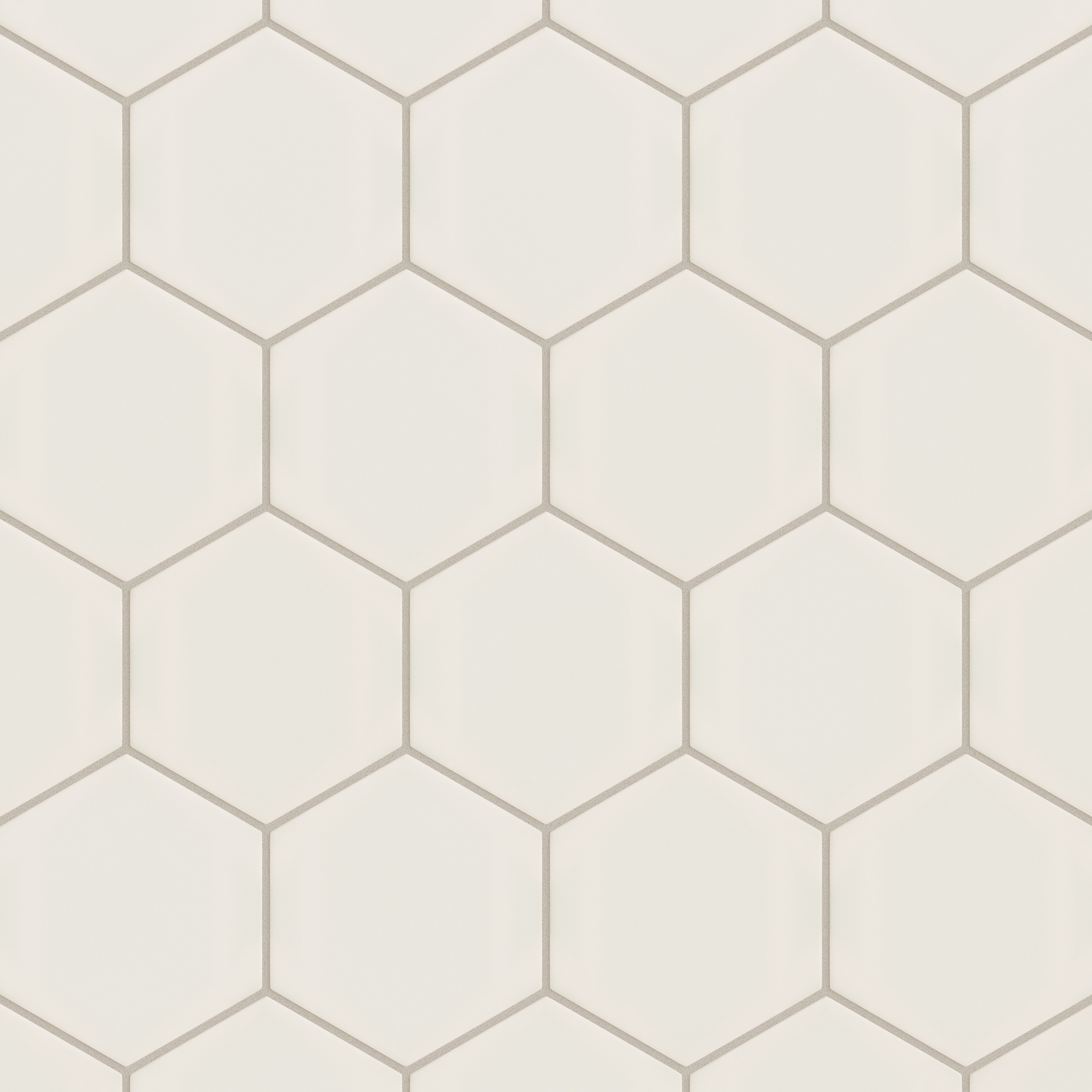 6" Hexagon Original Ceramic Tile in Feldspar Matte