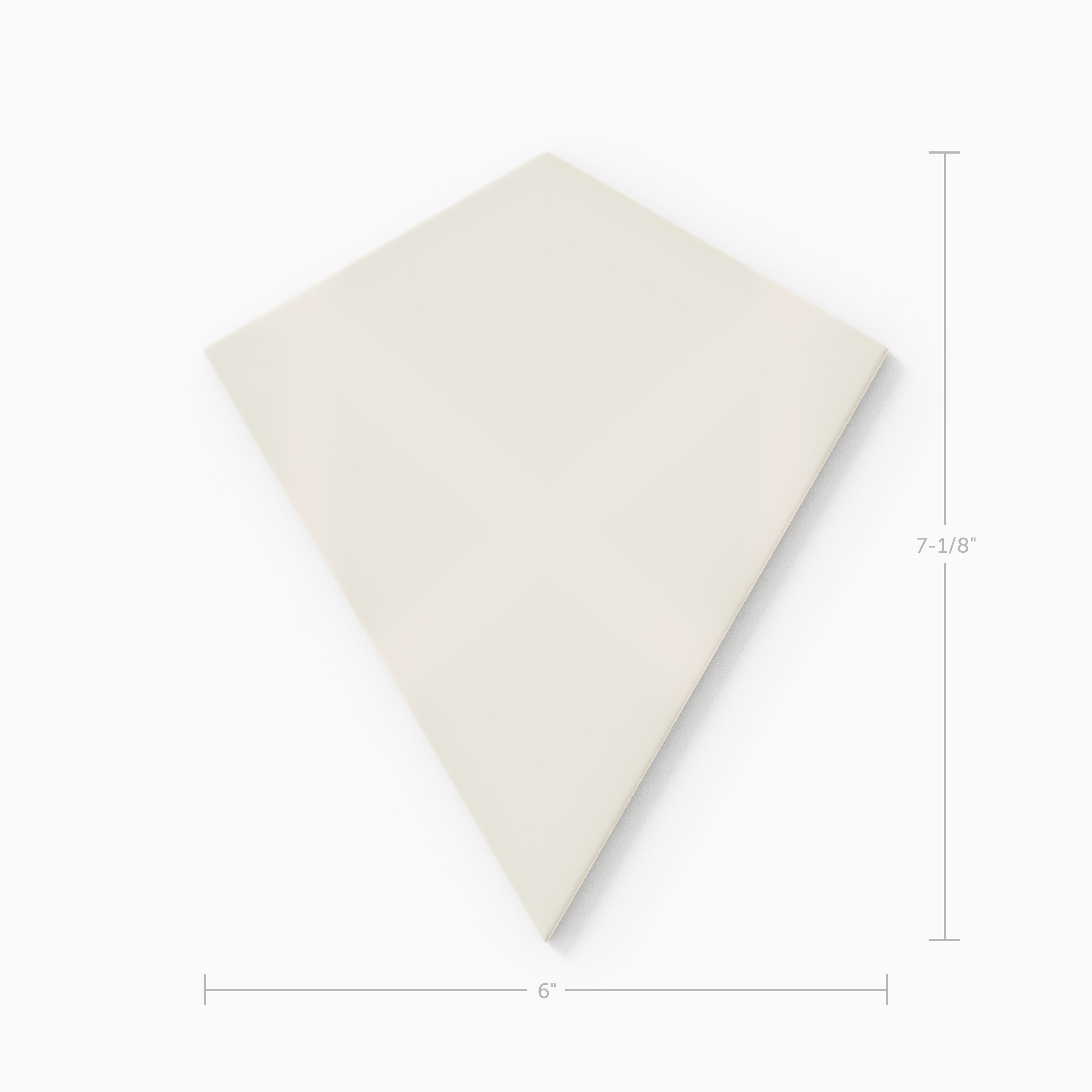 Hexite Original Ceramic Tile in Feldspar Matte