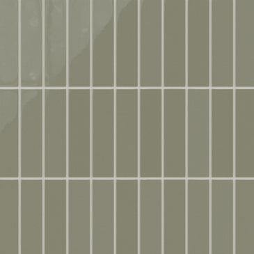 2x8 Natural Press Tile in Fern Gloss
