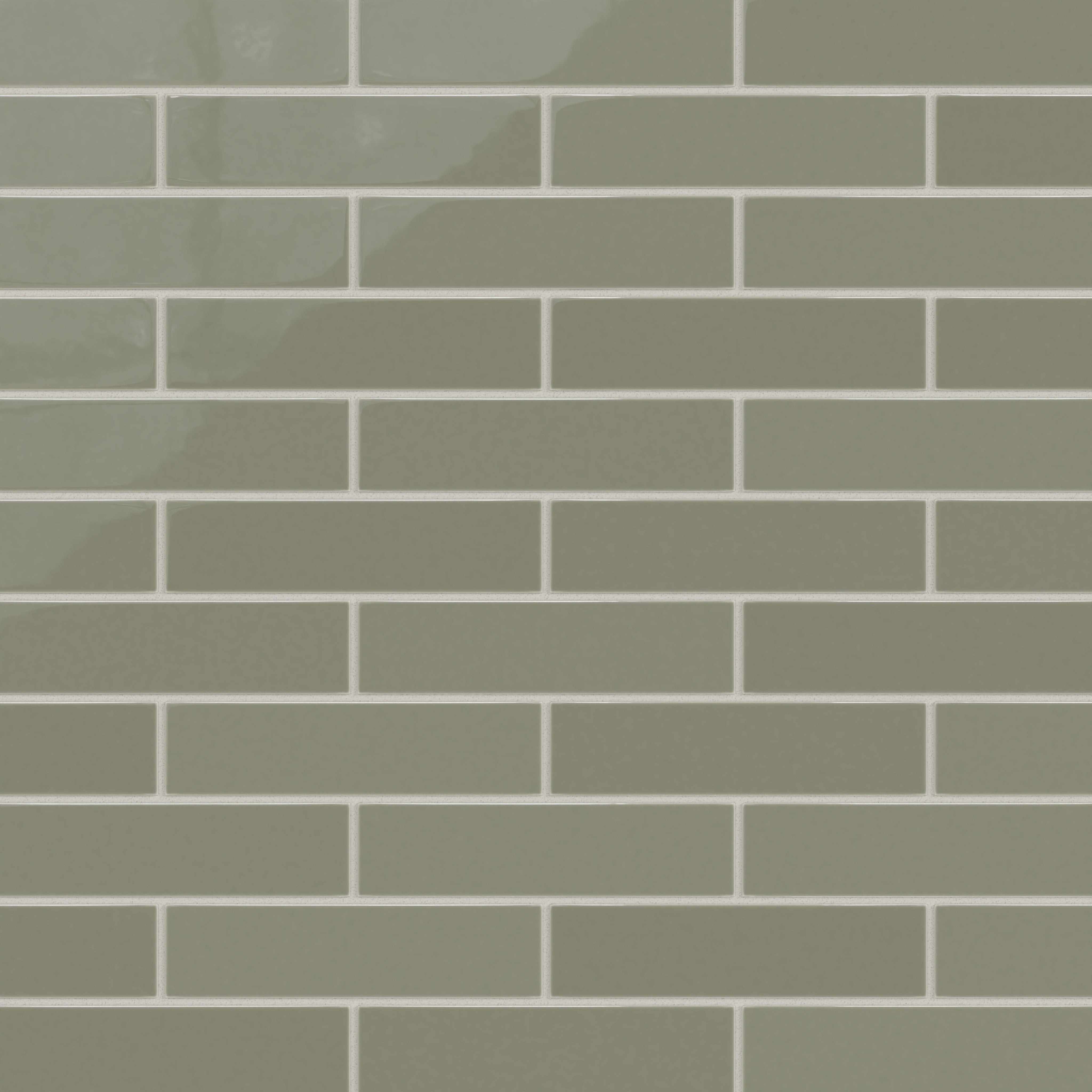 Quick Ship 2x8 Natural Press Tile in Fern Gloss