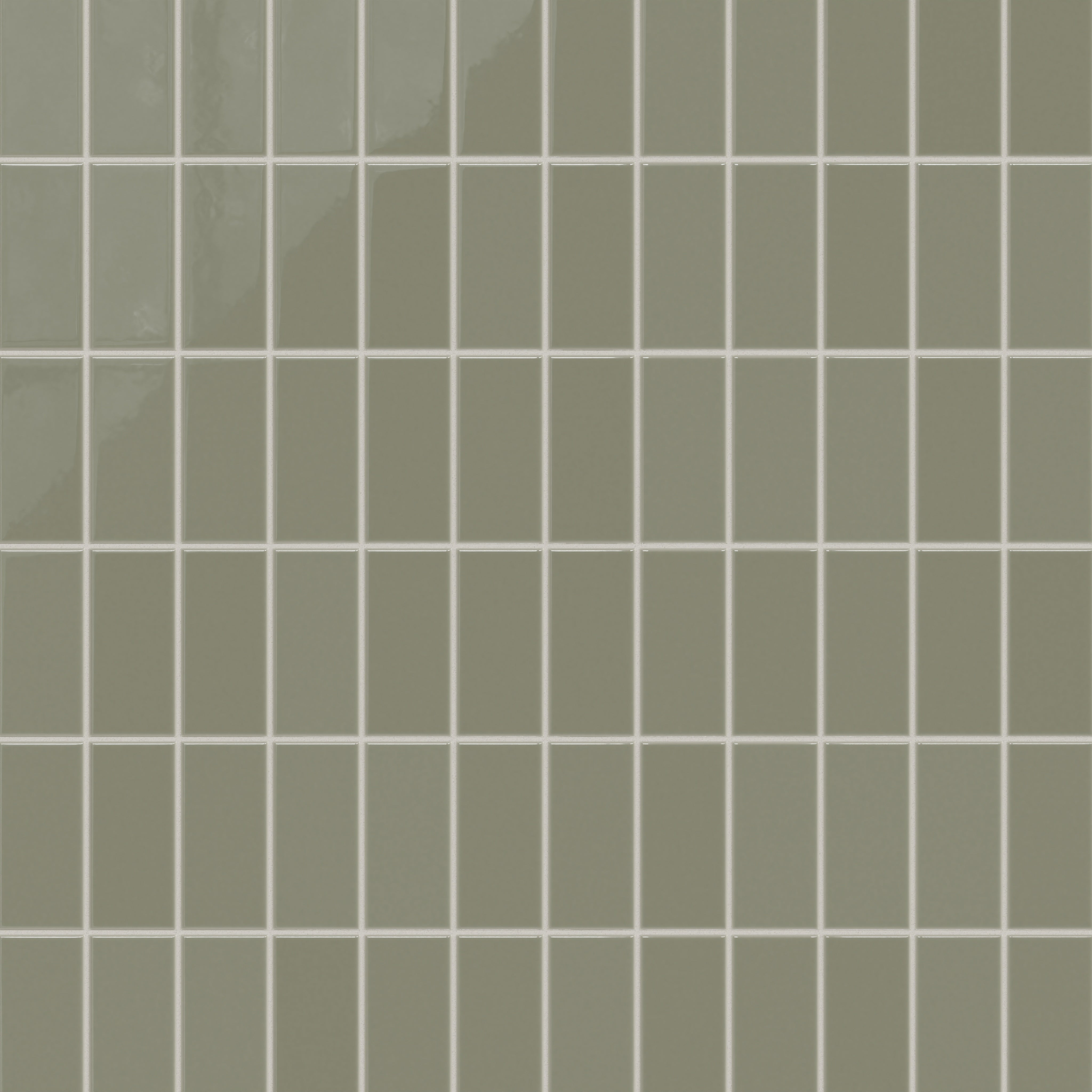 Quick Ship 3x6 Natural Press Tile in Fern Gloss