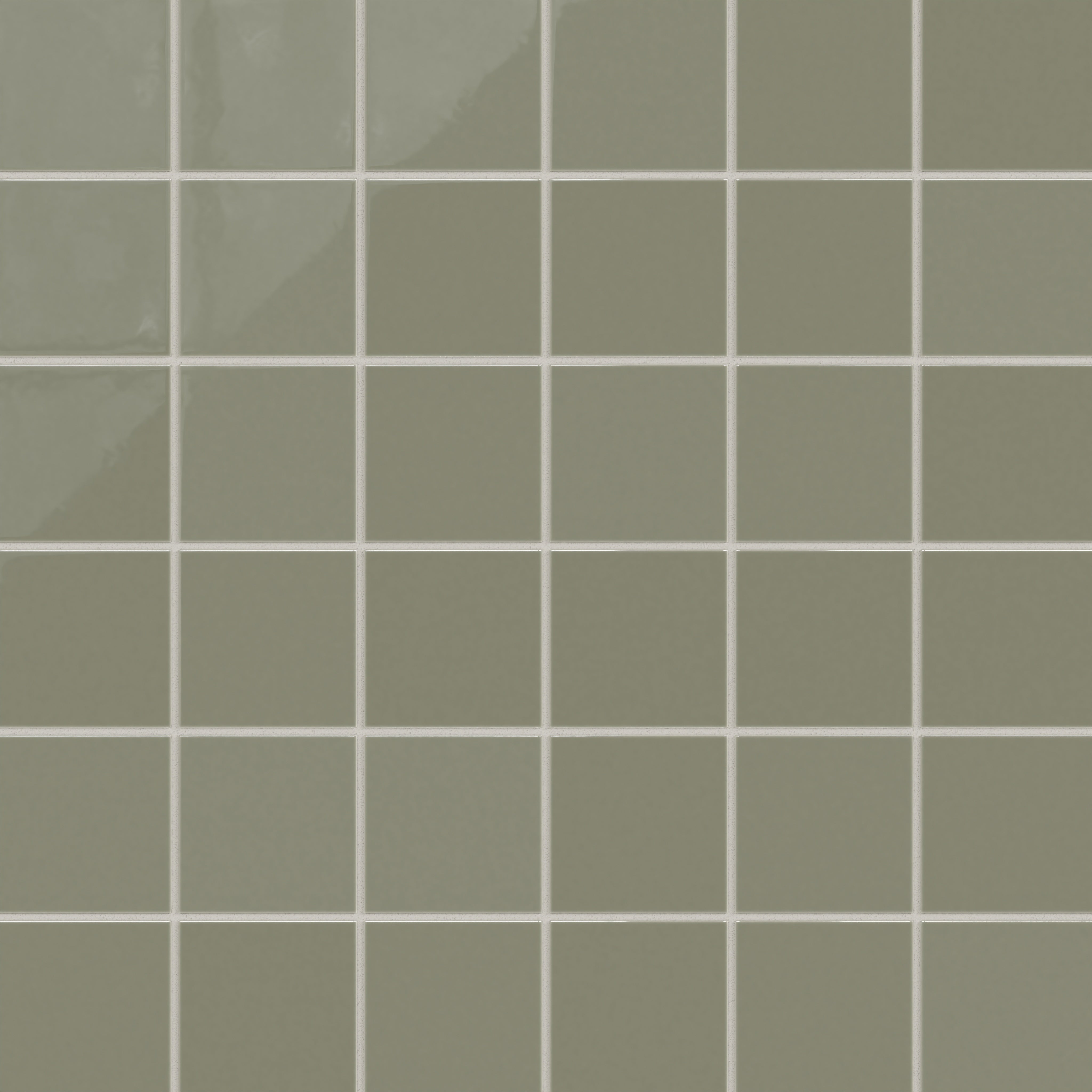 4x4 Natural Press Ceramic Tile in Fern Gloss