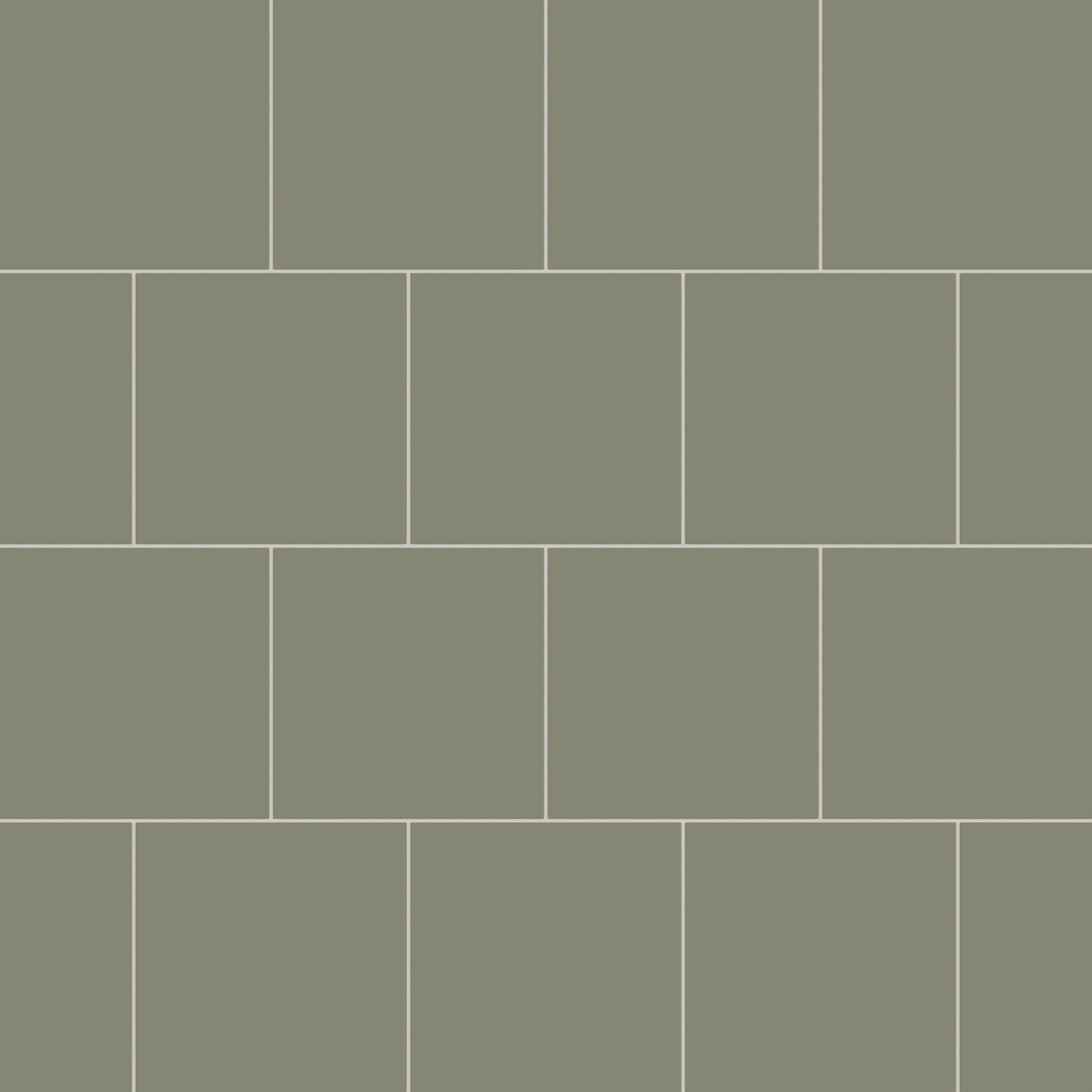 12x12 Natural Press Ceramic Tile in Fern Matte