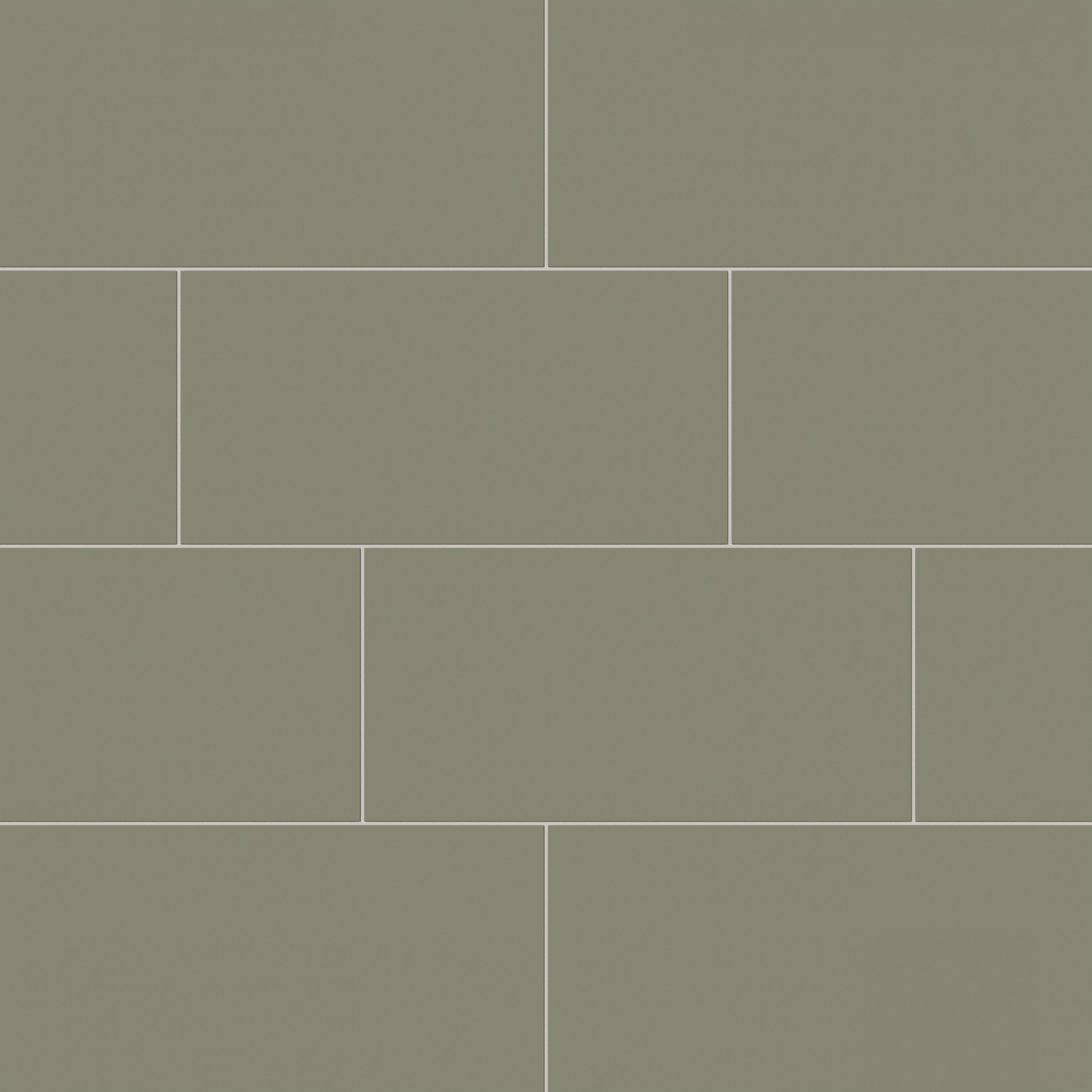 12x24 Natural Press Ceramic Tile in Fern Matte