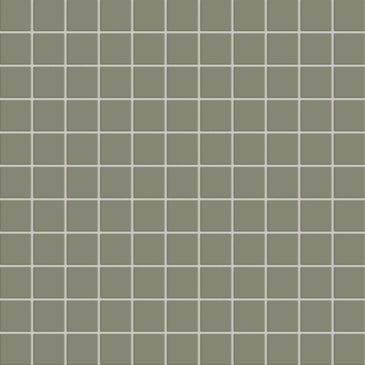 2x2 Straight Set Sheeted Natural Press Ceramic Mosaic Tile in Fern Matte