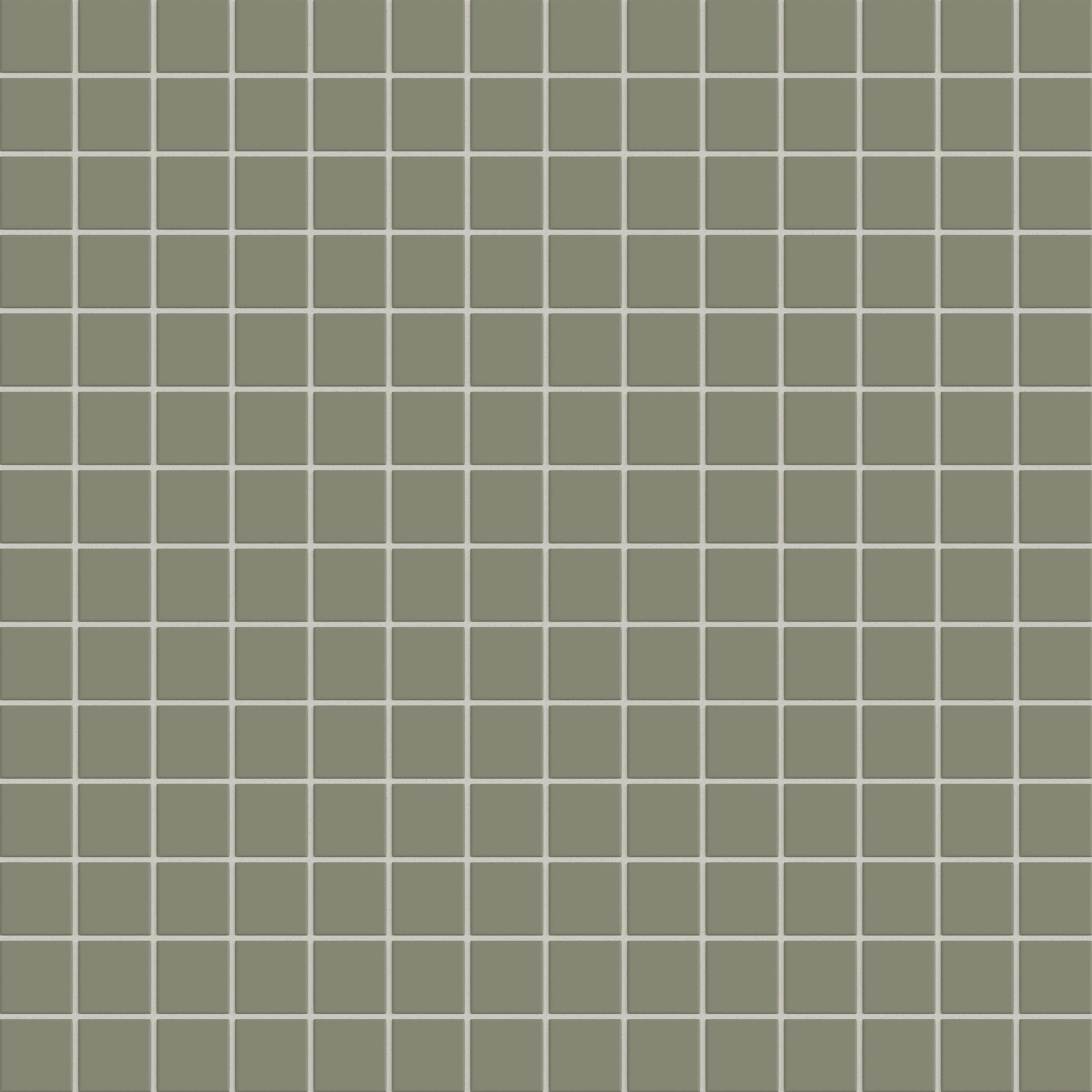 2x2 Straight Set Sheeted Natural Press Ceramic Mosaic Tile in Fern Matte