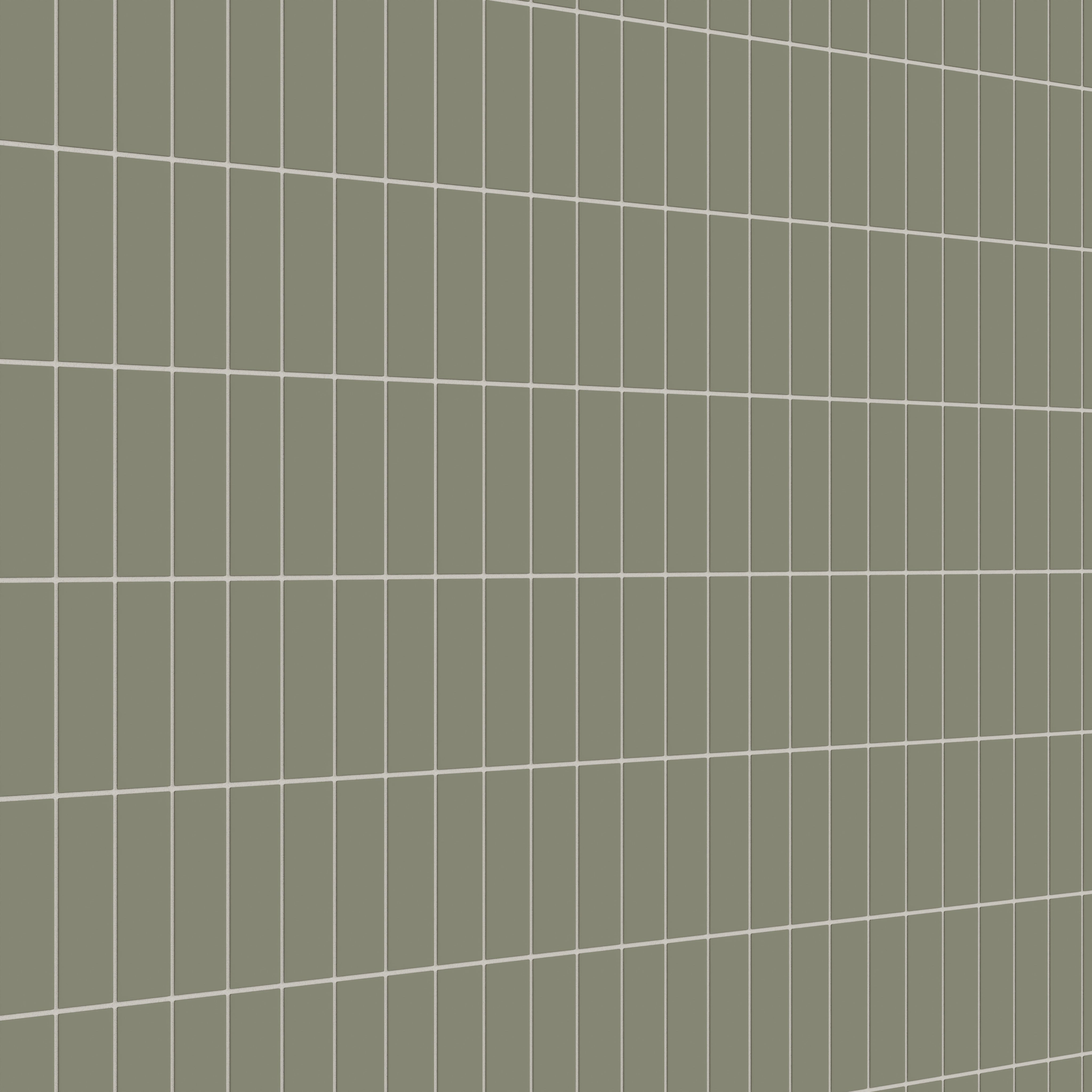 2x6 Natural Press Ceramic Tile in Fern Matte
