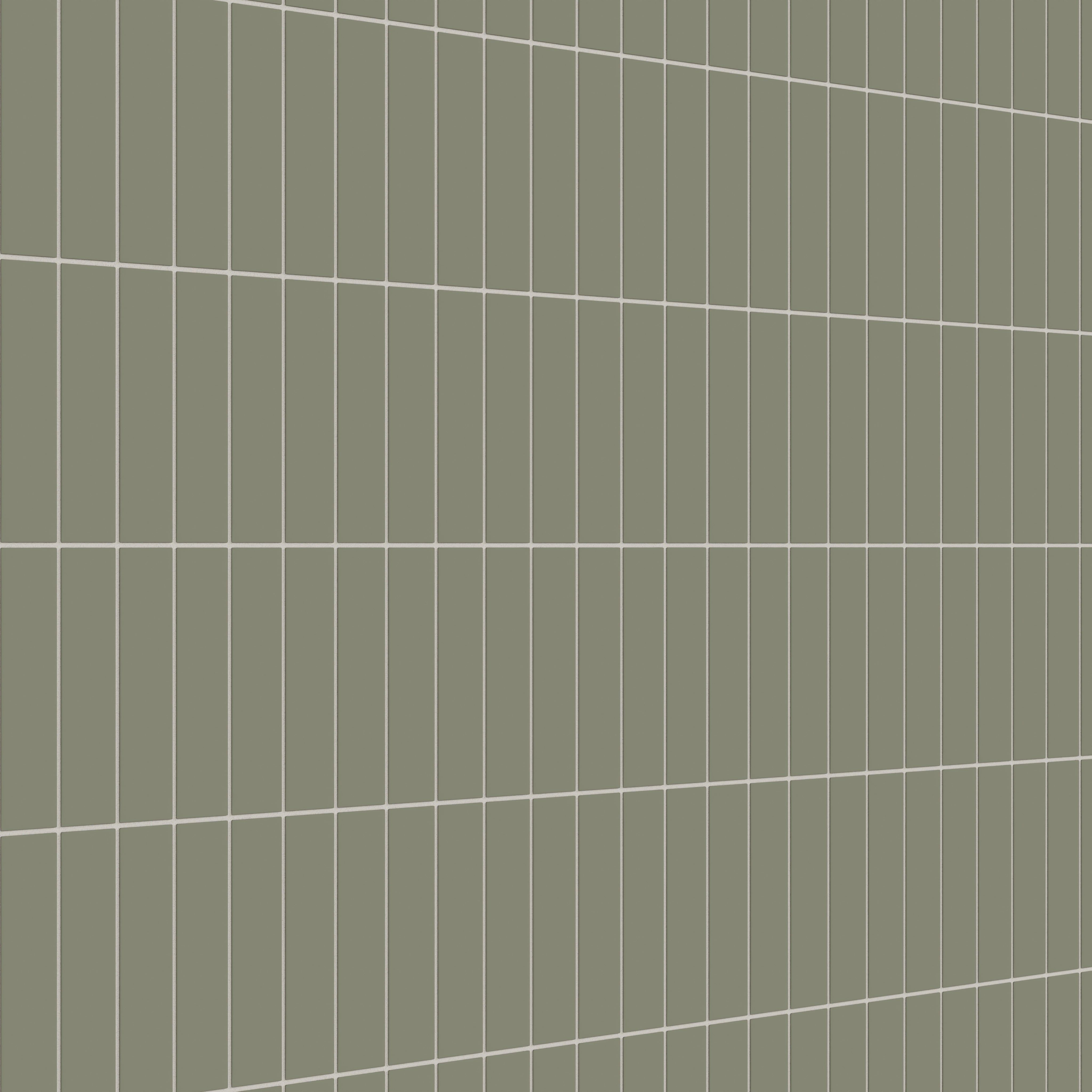 2x8 Natural Press Tile in Fern Matte