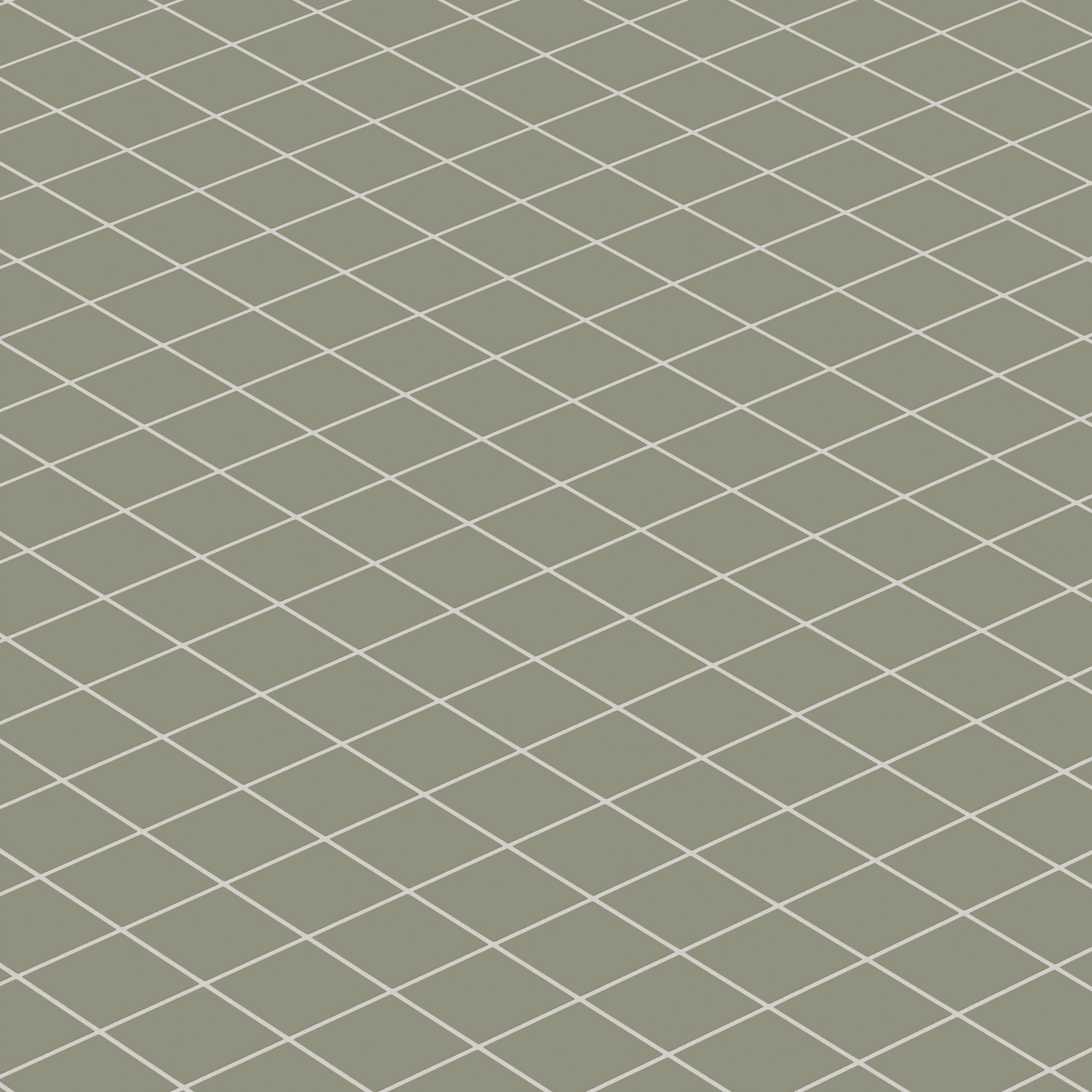3x3 Straight Set Sheeted Natural Press Ceramic Mosaic Tile in Fern Matte