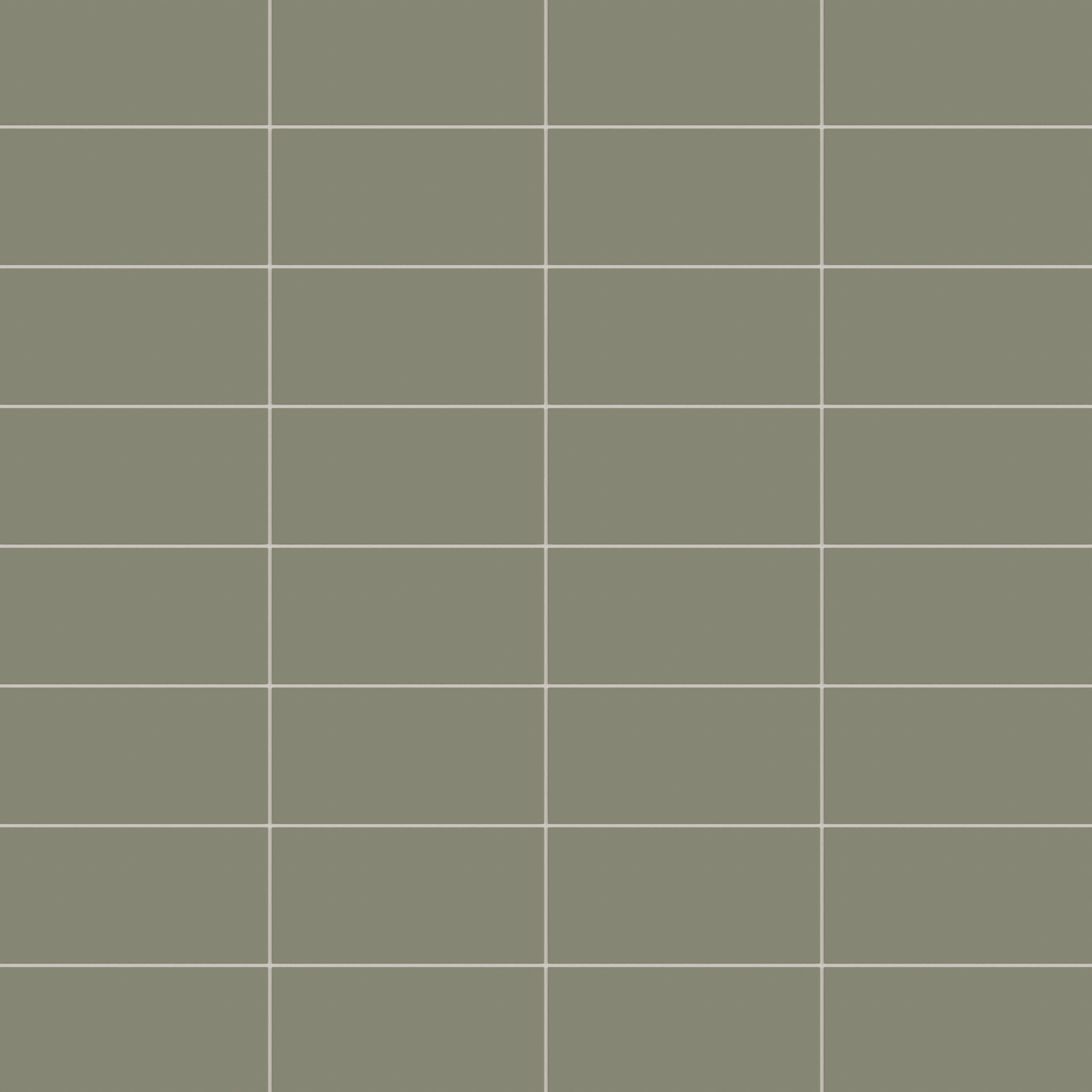 6x12 Natural Press Ceramic Tile in Fern Matte