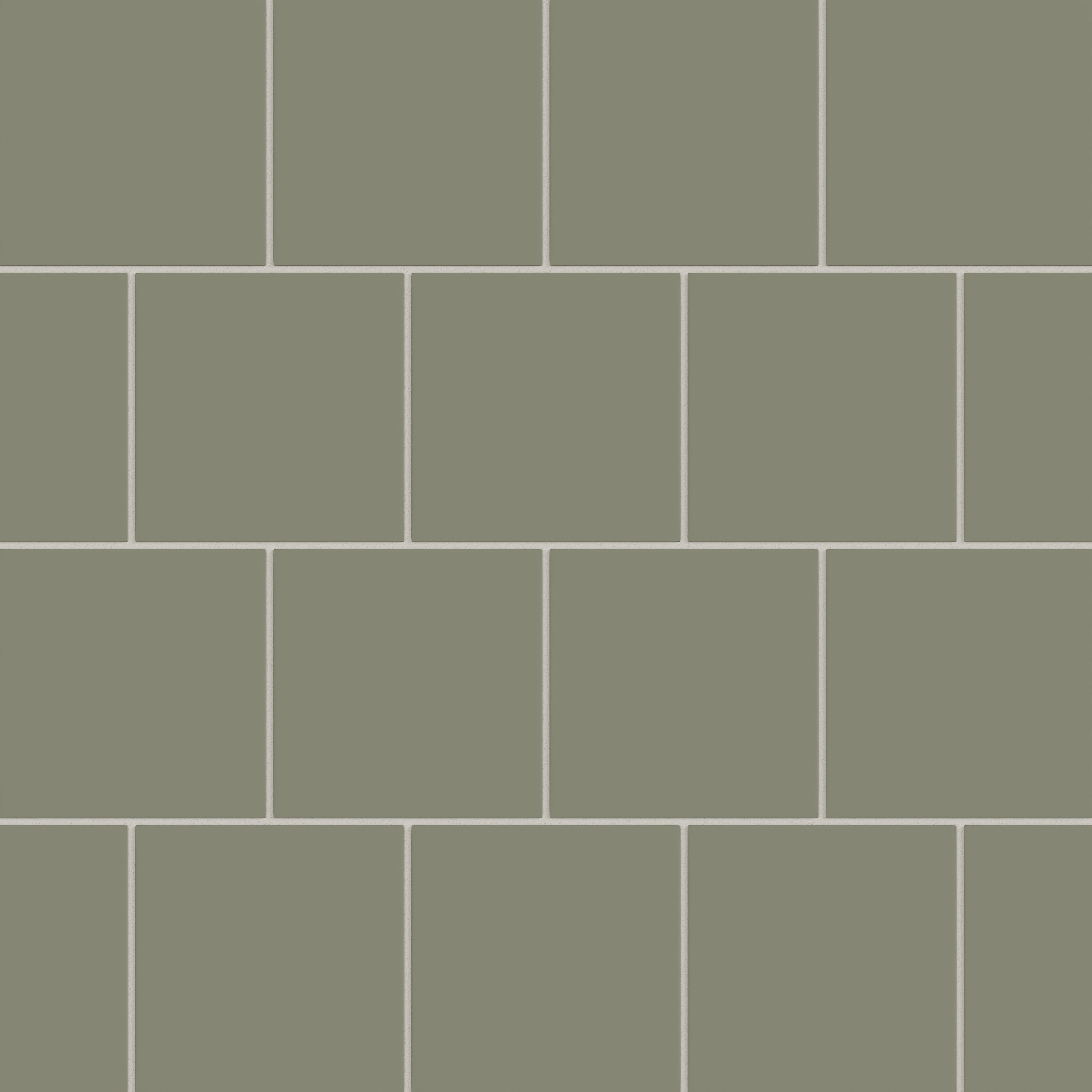 6x6 Natural Press Ceramic Tile in Fern Matte