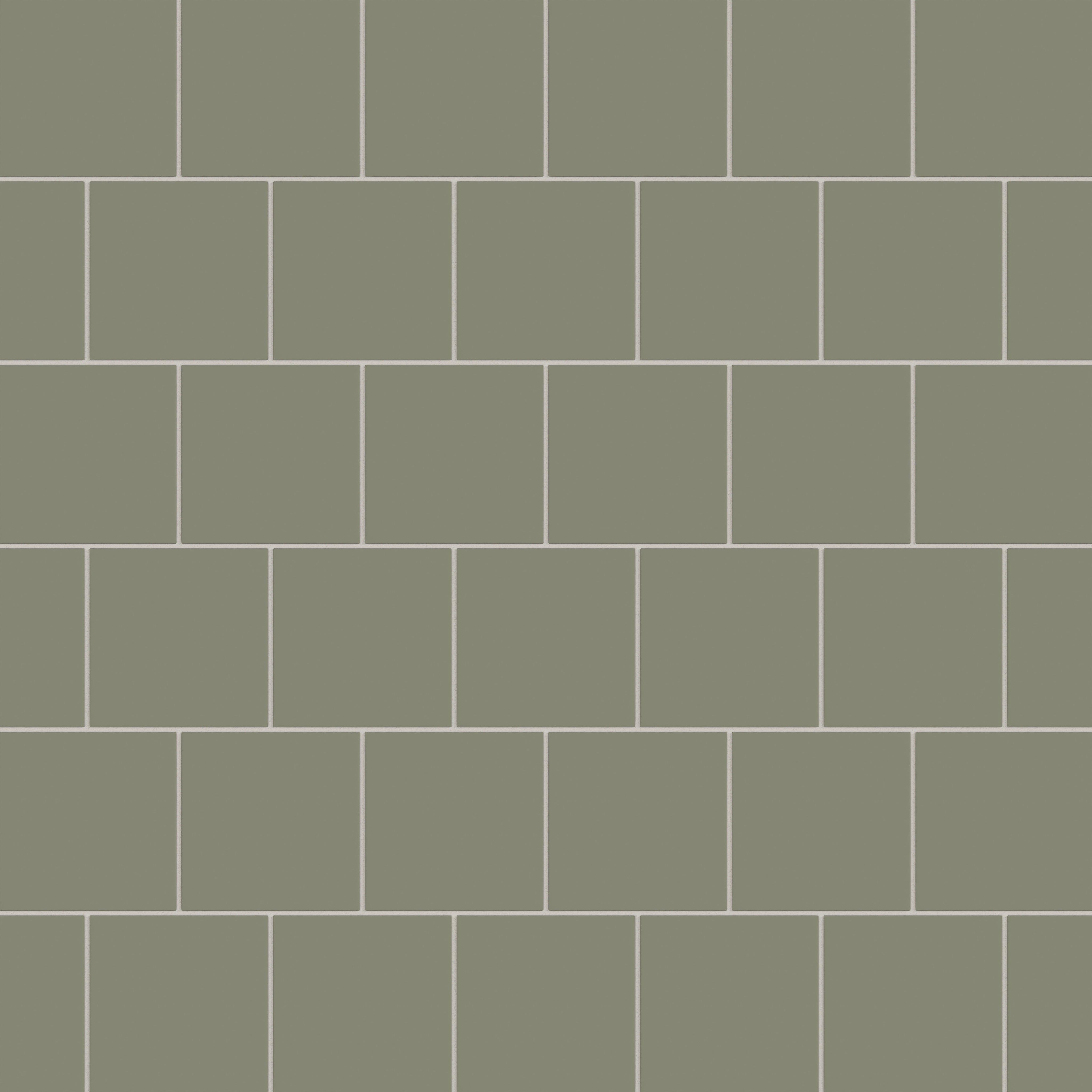 6x6 Natural Press Ceramic Tile in Fern Matte