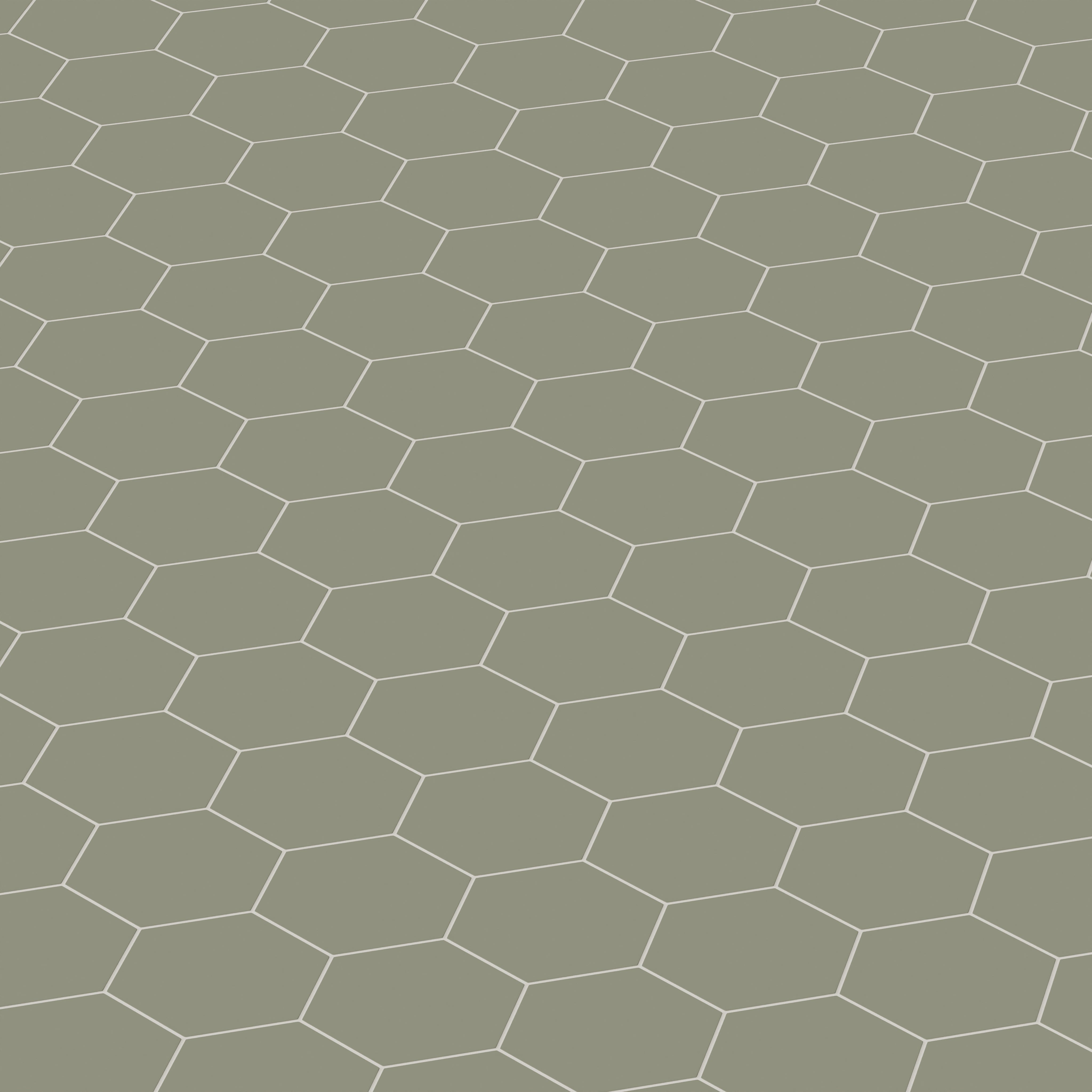 8" Hexagon Natural Press Ceramic Tile in Fern Matte