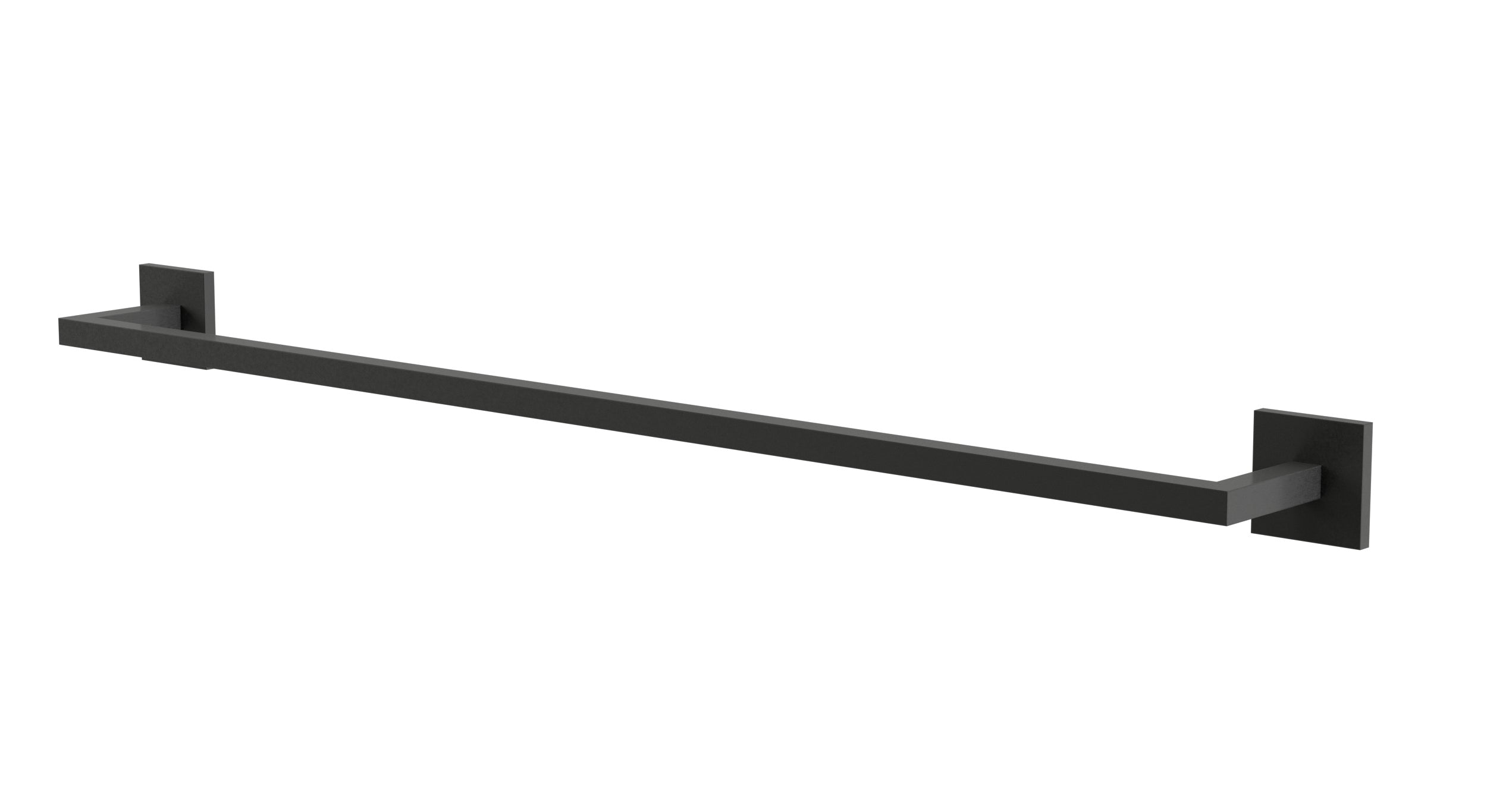 Flatiron Square Towel Bar 30" in Blackened Nickel