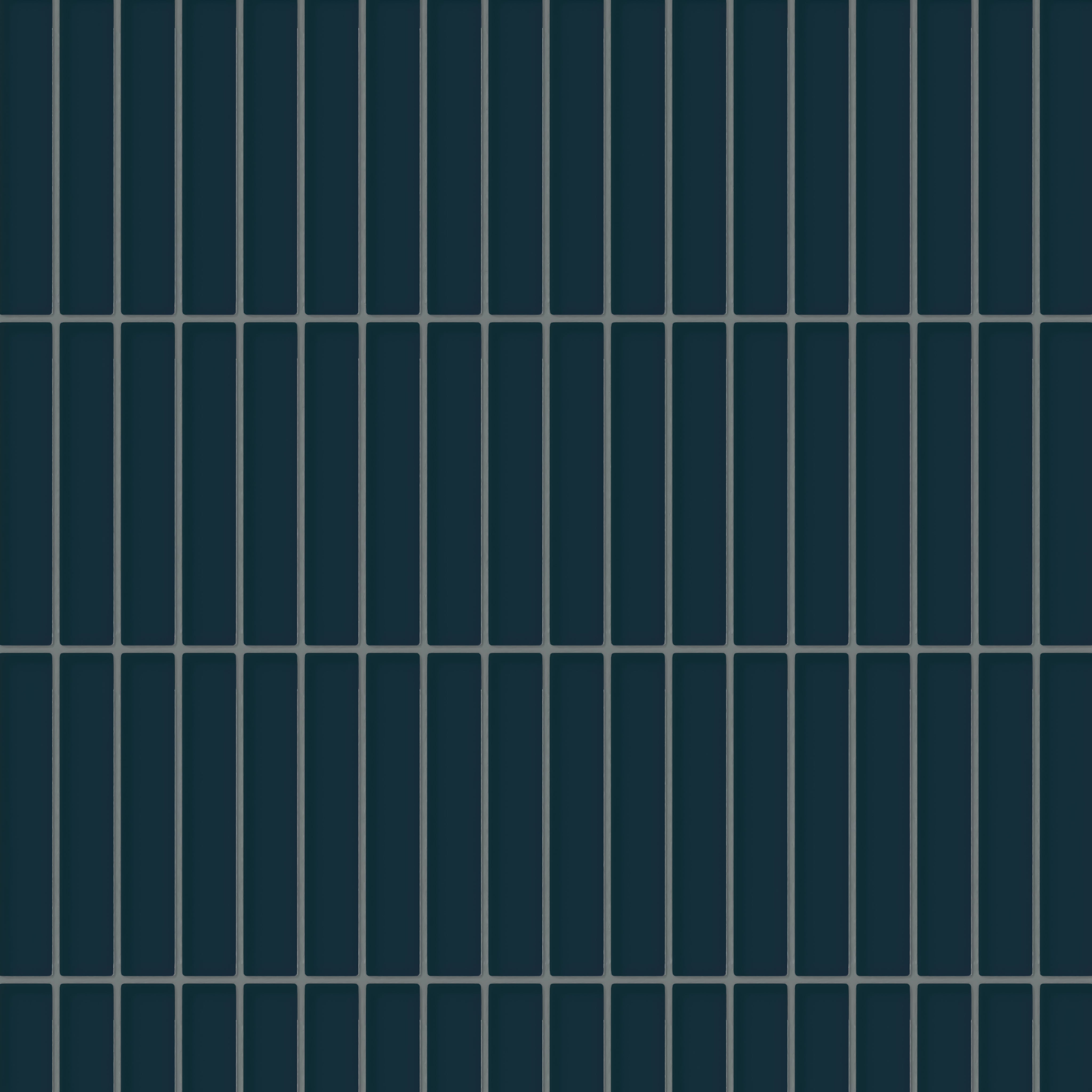 1x6 Straight Set Sheeted Glass Mosaic Tile in Grackle Gloss