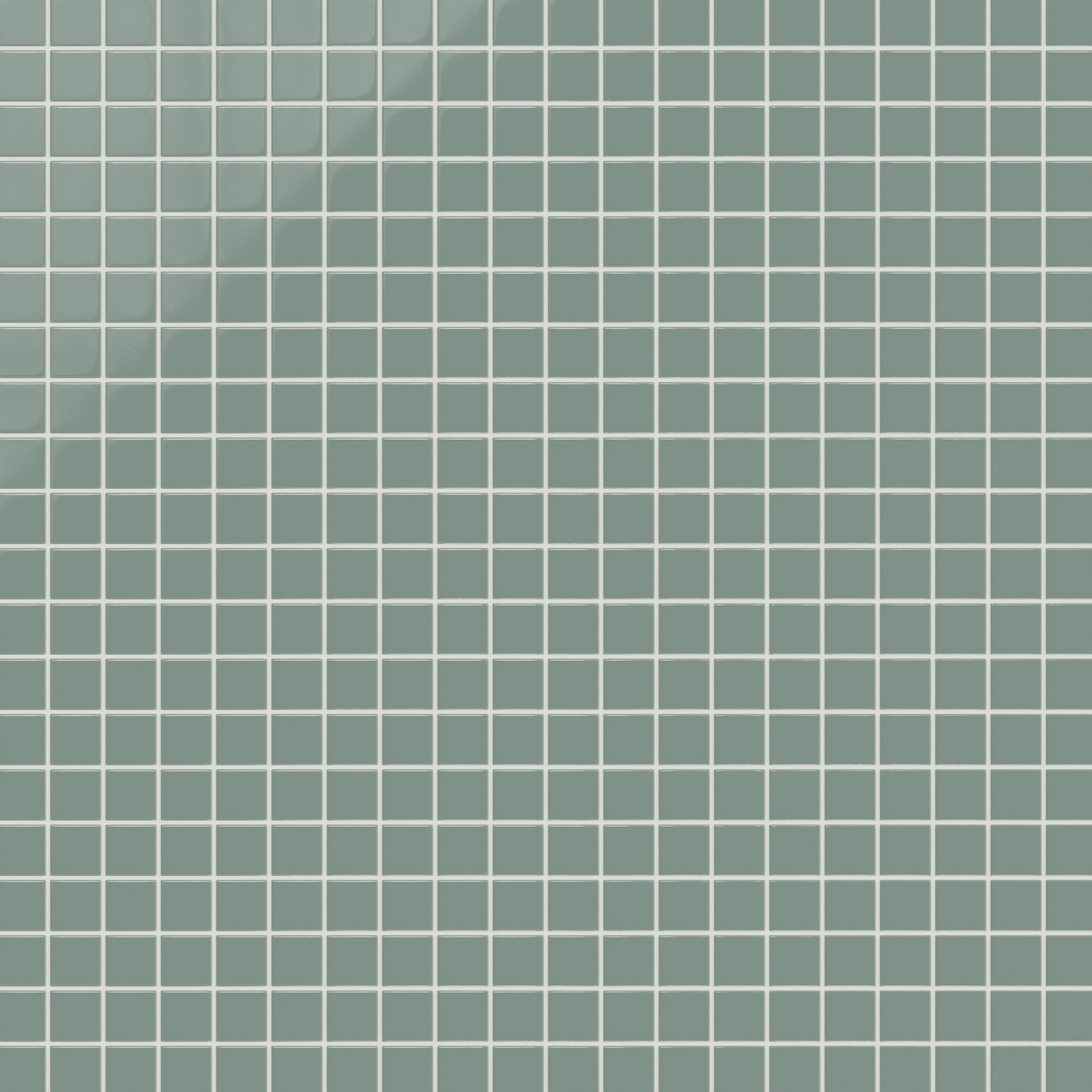2x2 Straight Set Sheeted Original Ceramic Mosaic Tile in Flagstone Gloss