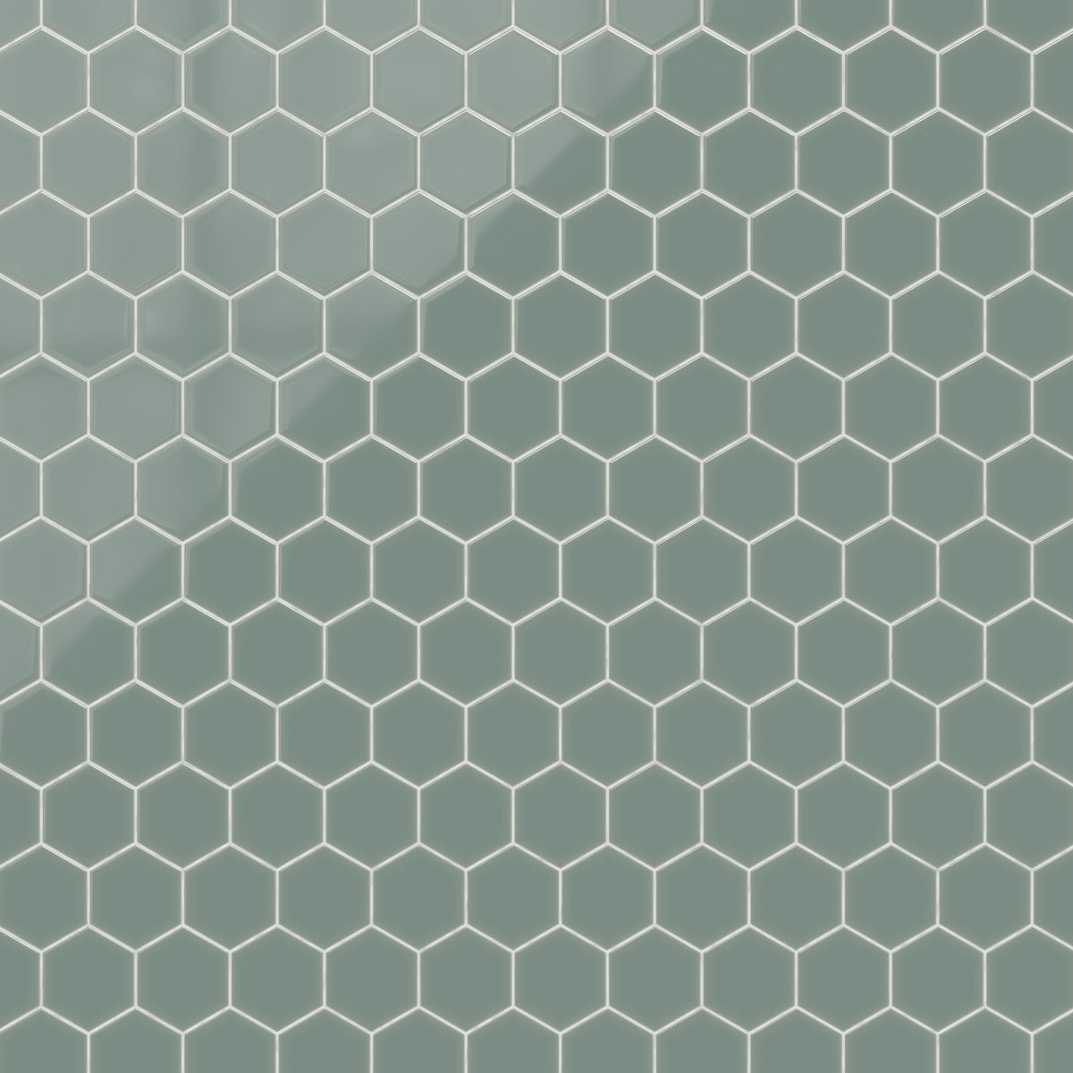 6" Hexagon Original Ceramic Tile in Flagstone Gloss