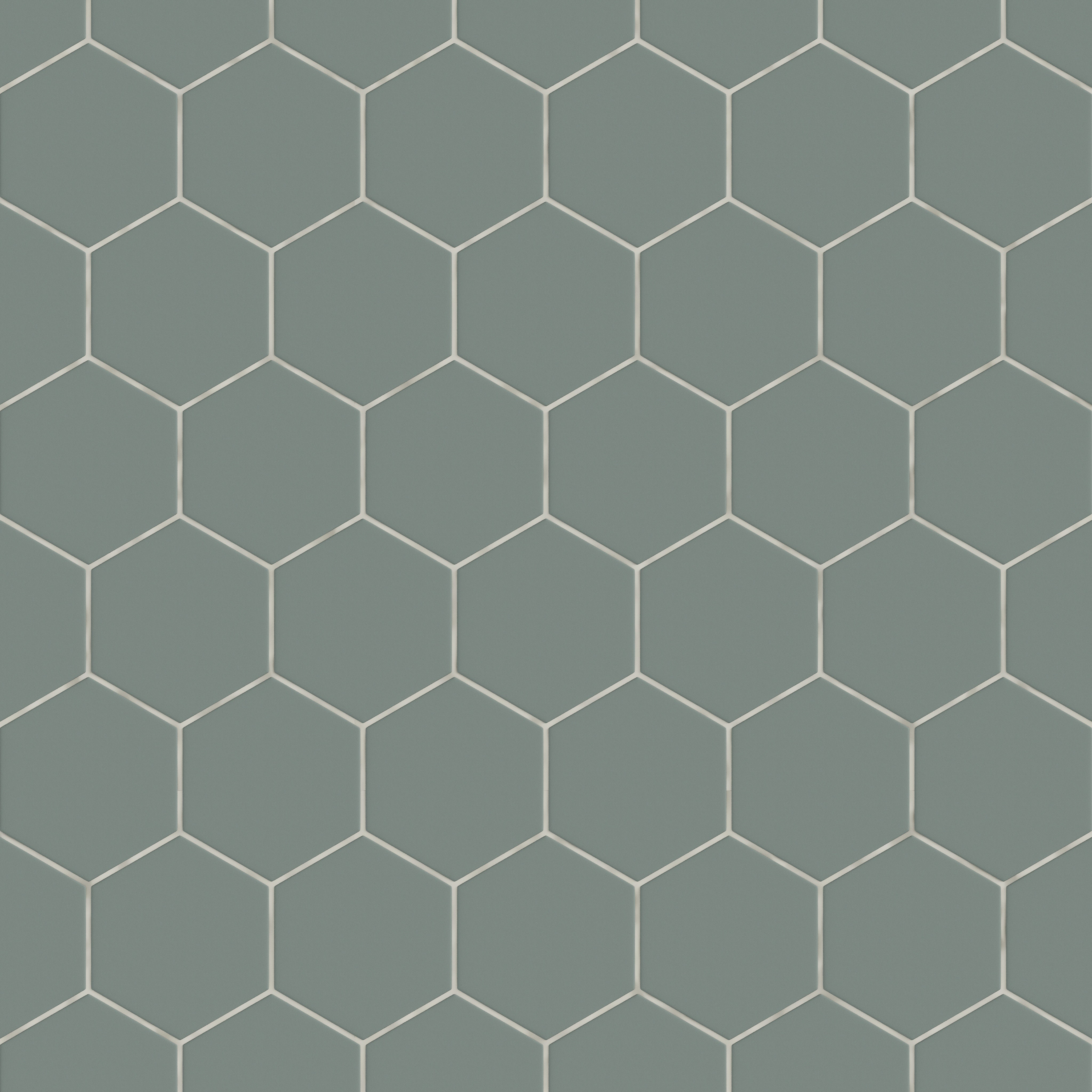 6" Hexagon Original Ceramic Tile in Flagstone Matte