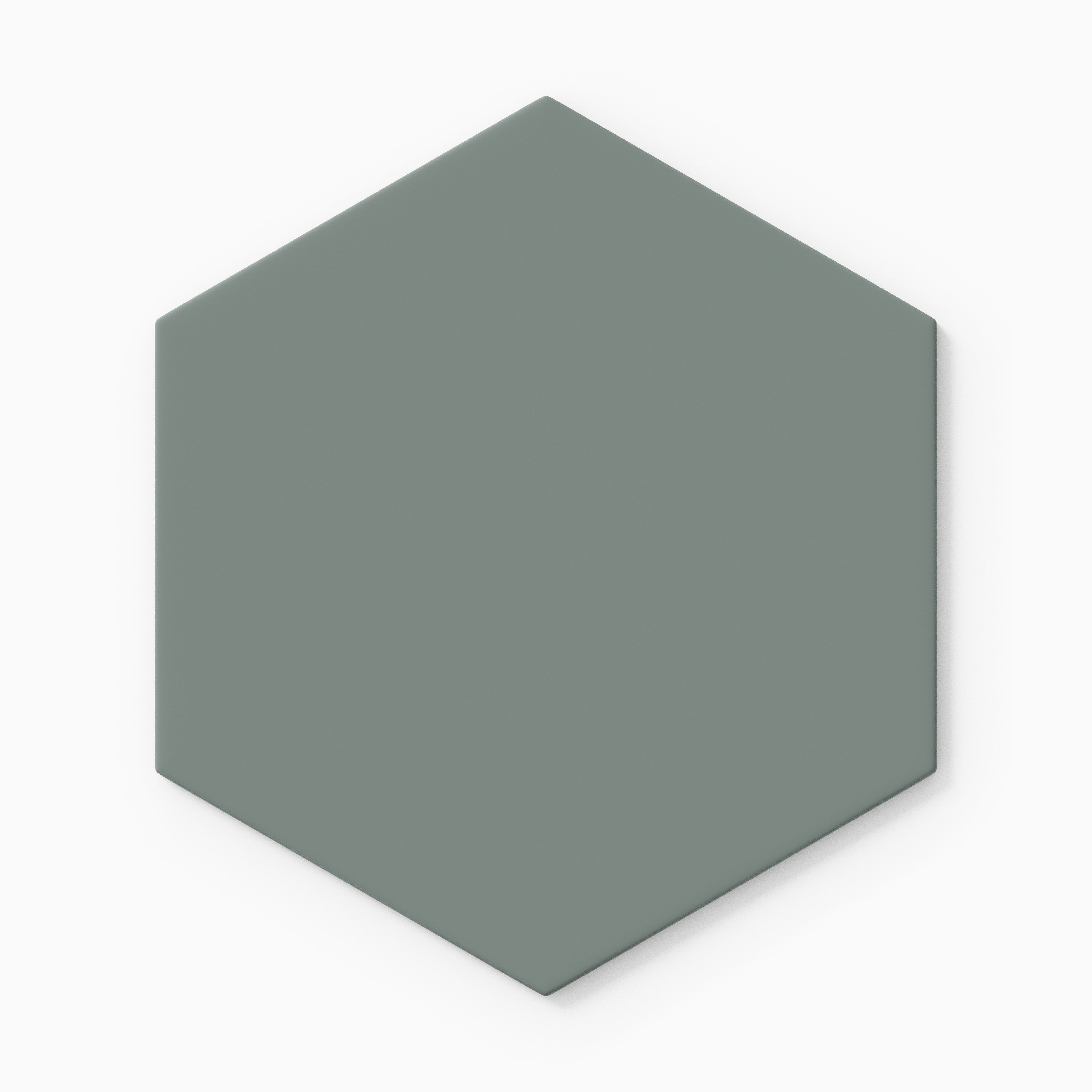 8" Hexagon Original Ceramic Tile in Flagstone Matte