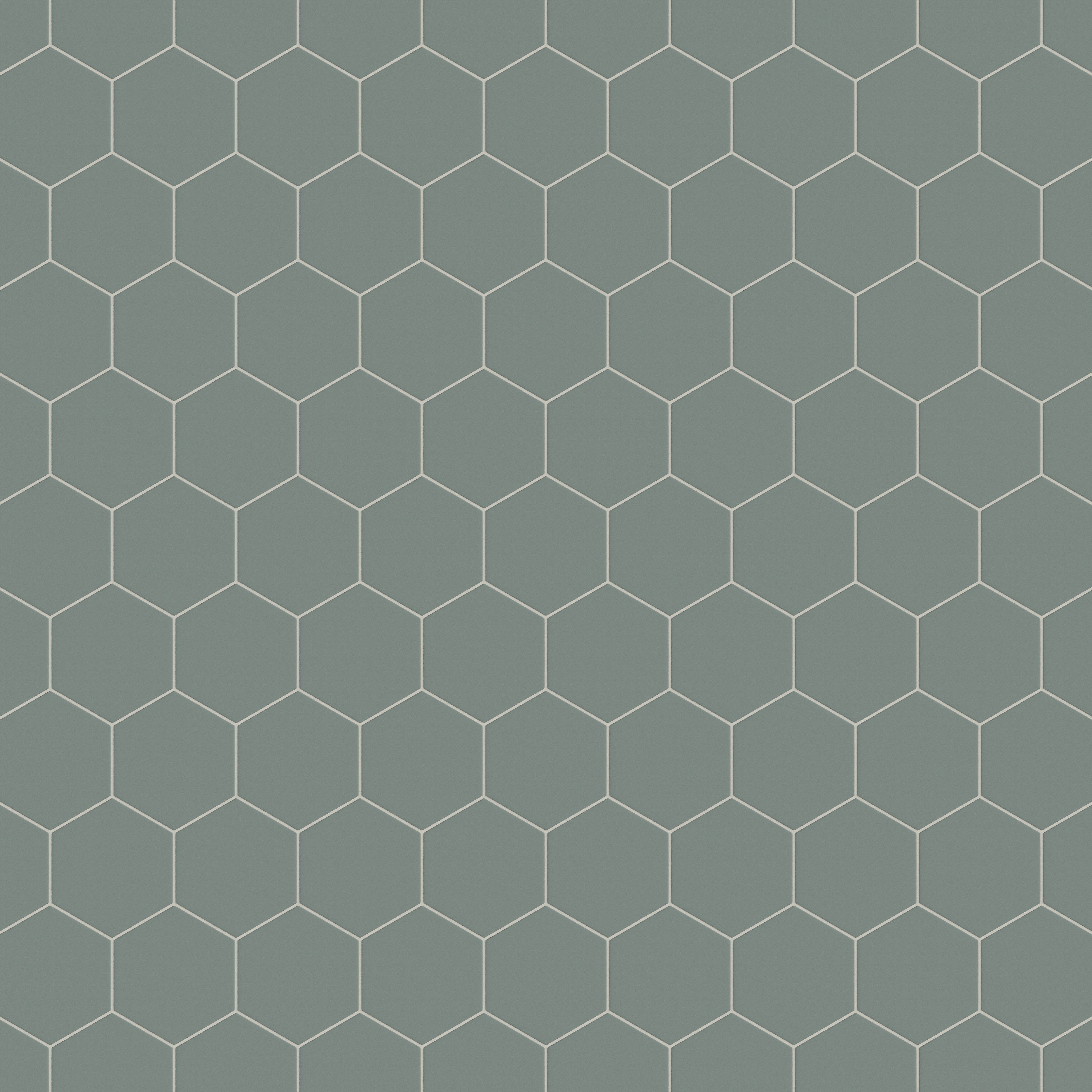 8" Hexagon Original Ceramic Tile in Flagstone Matte