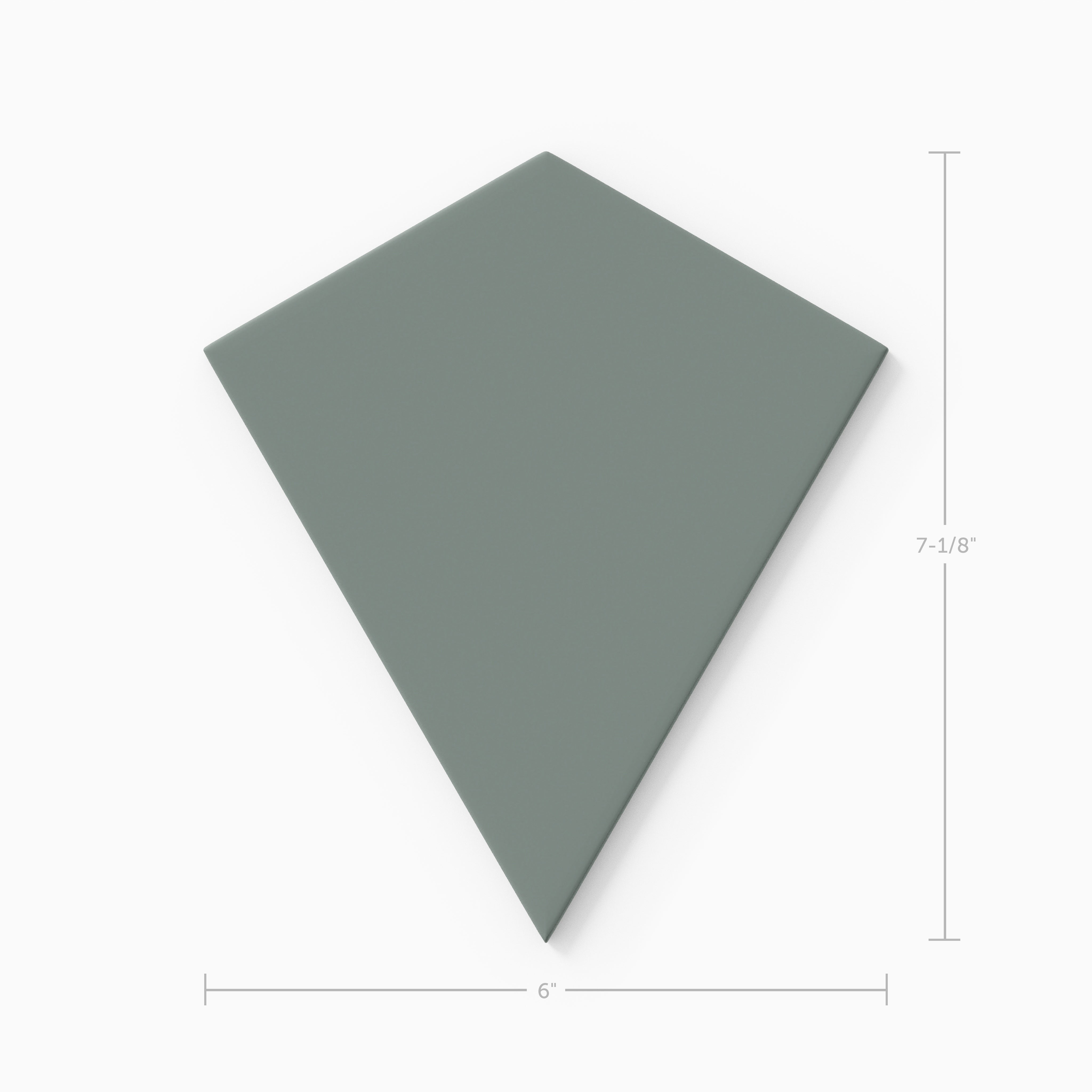 Hexite Original Ceramic Tile in Flagstone Matte