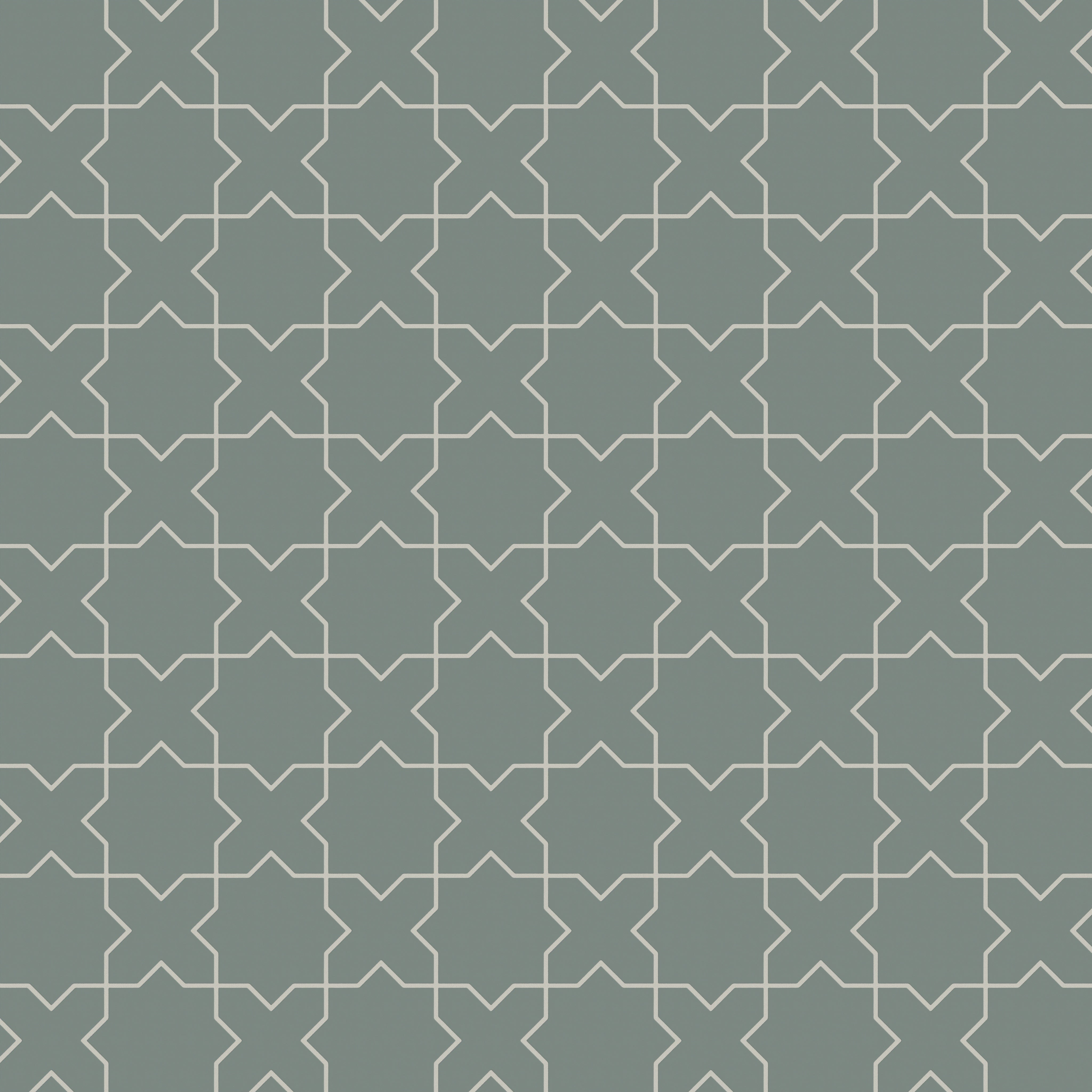 Star & Cross Original Ceramic Tile in Flagstone Matte