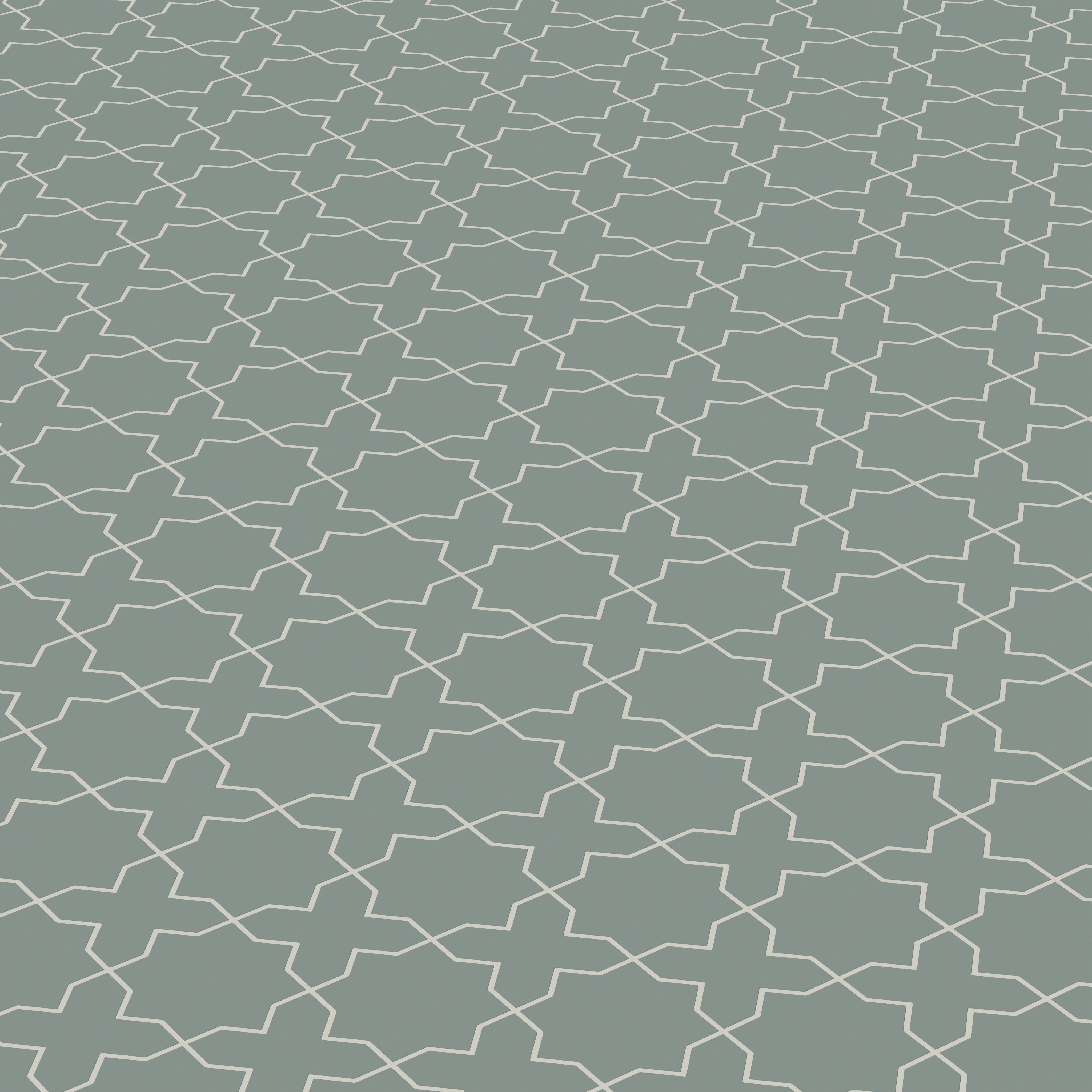 Star & Cross Original Ceramic Tile in Flagstone Matte
