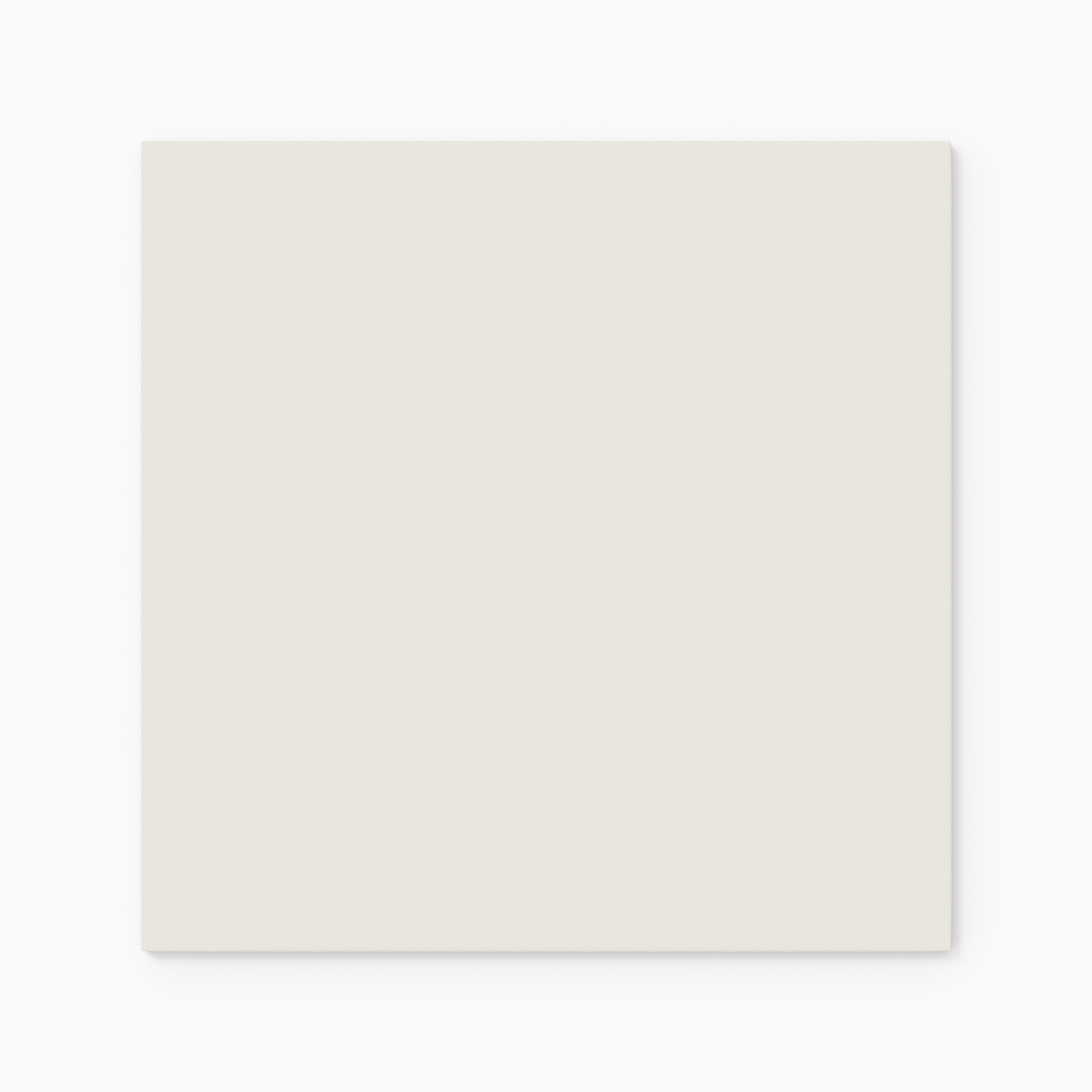 12x12 Natural Press Ceramic Tile in Flake White Gloss
