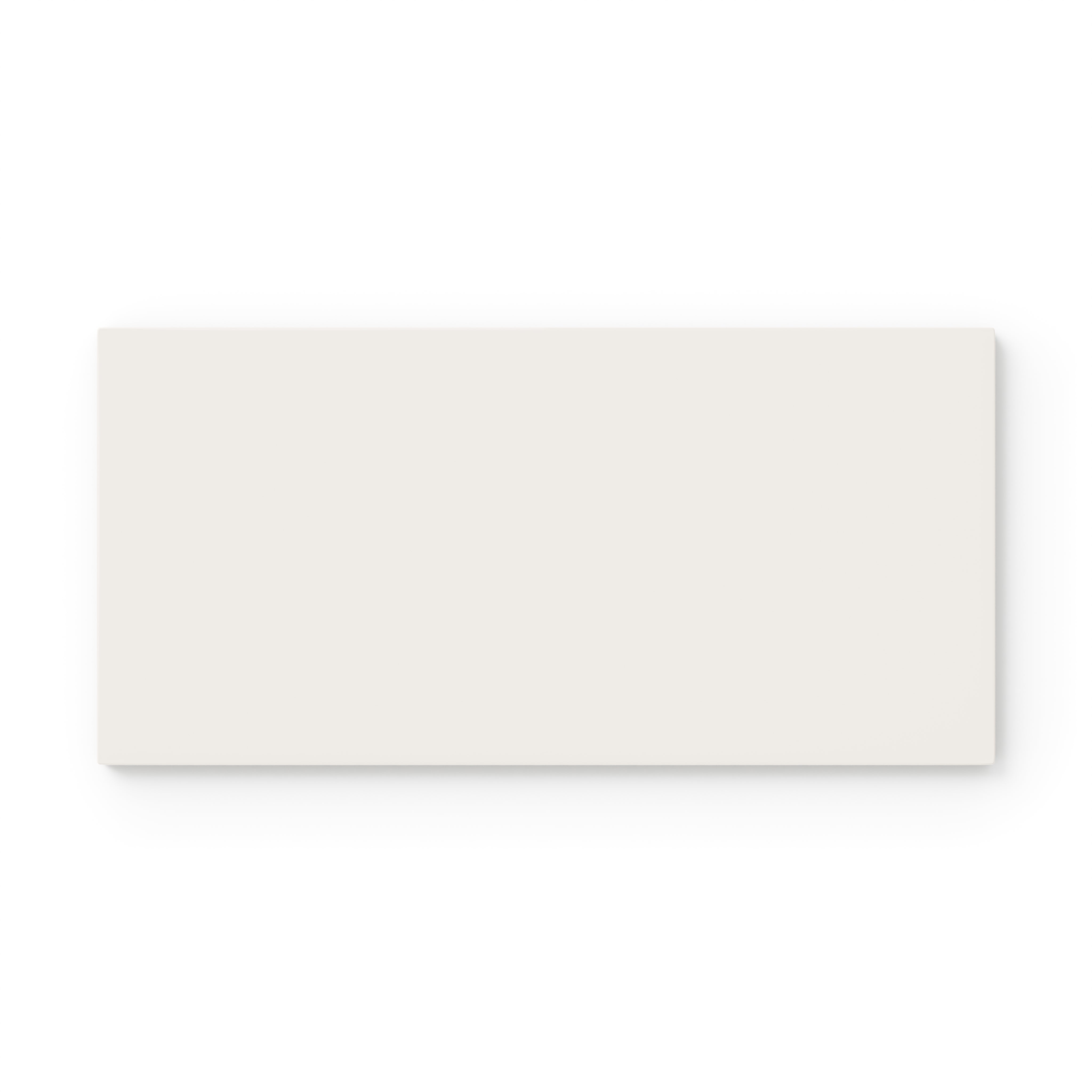 4x8 Natural Press Ceramic Tile in Flake White Gloss